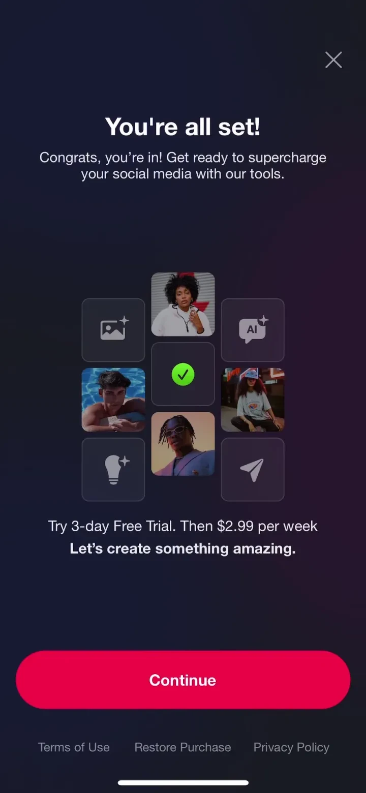 Paywall screen 2