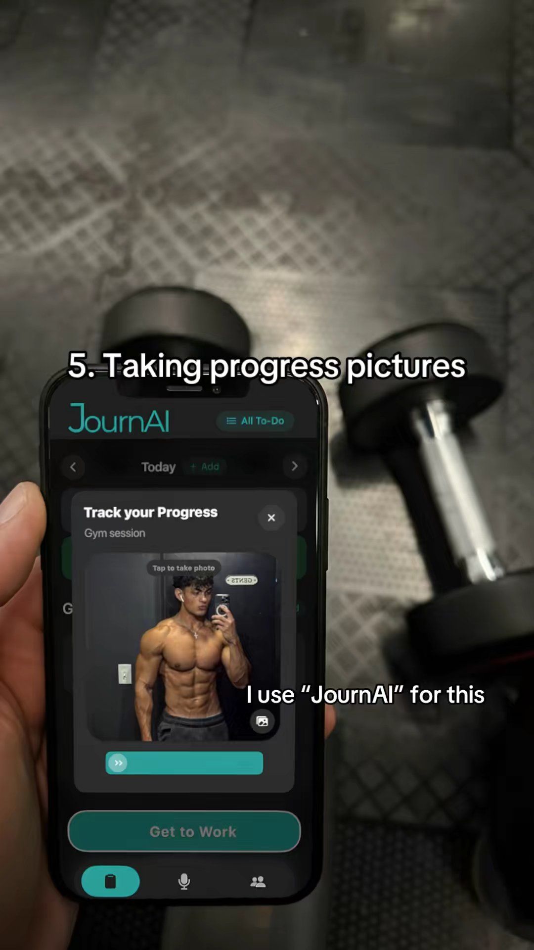 Journai Fitness Tracking App by @alex_productivity slide 6