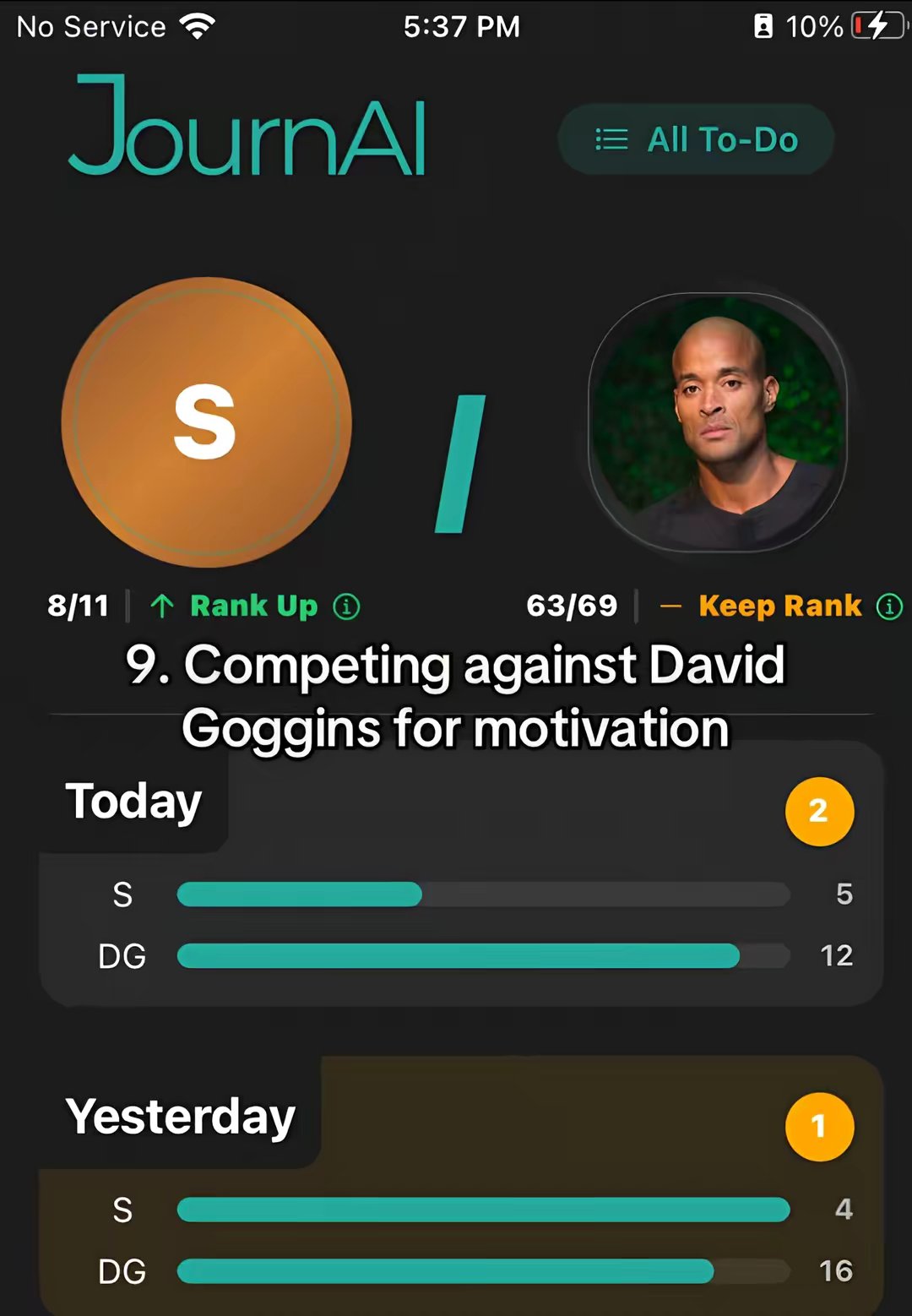 Journai Fitness Tracking App by @alex_productivity slide 10