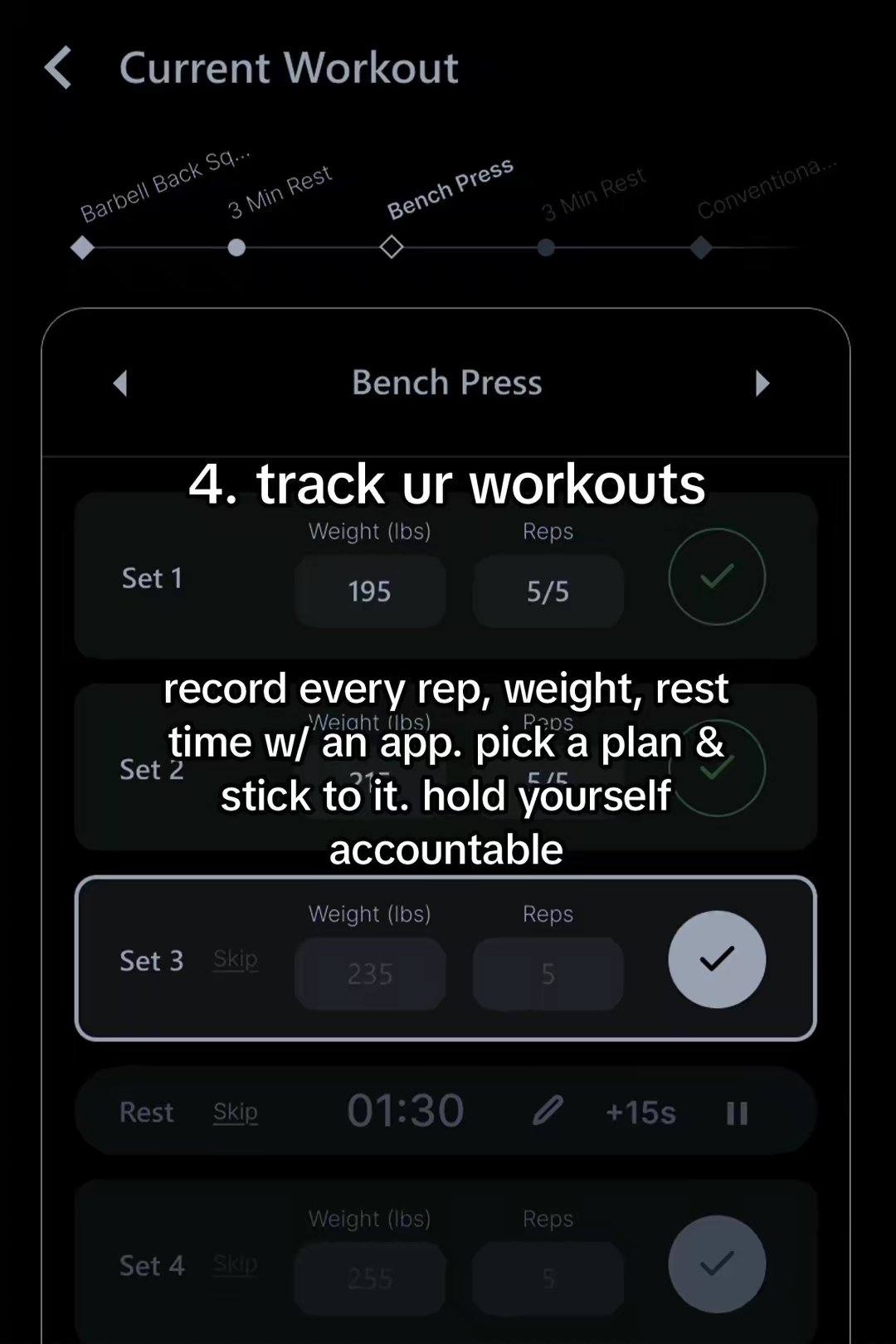 Workout Tracking App by @aura.fit3 slide 5