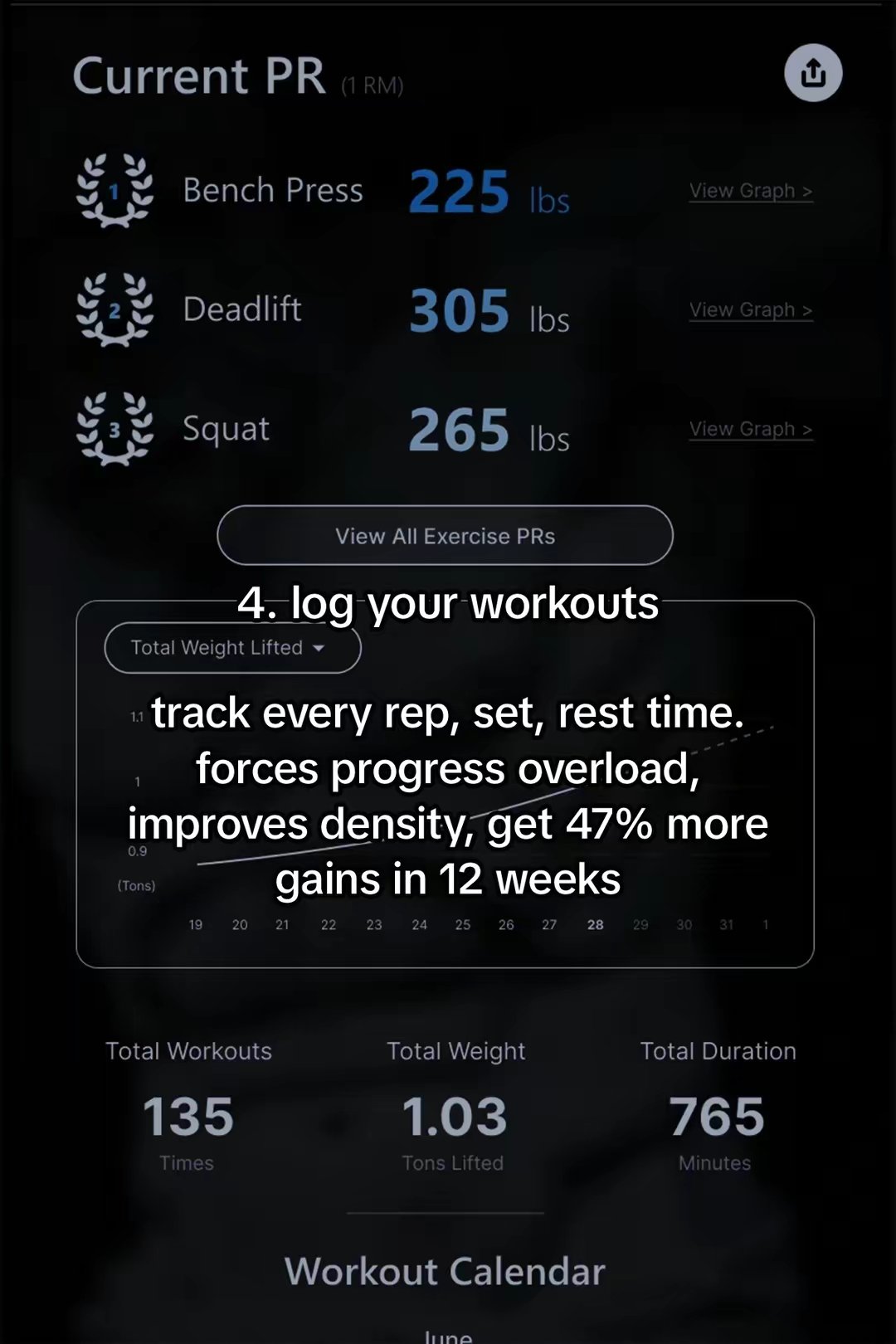 Workout Tracking App by @aura.fit3 slide 5