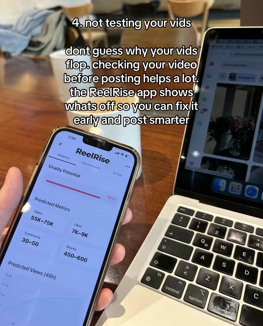 Reelrise App (video Analytics Tool) by @aurora.tiktok.gro slide 5