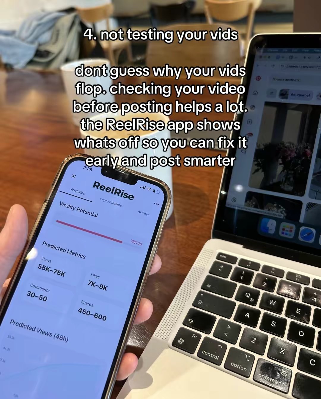 Reelrise App (video Analytics Tool) by @aurora.tiktok.gro slide 5