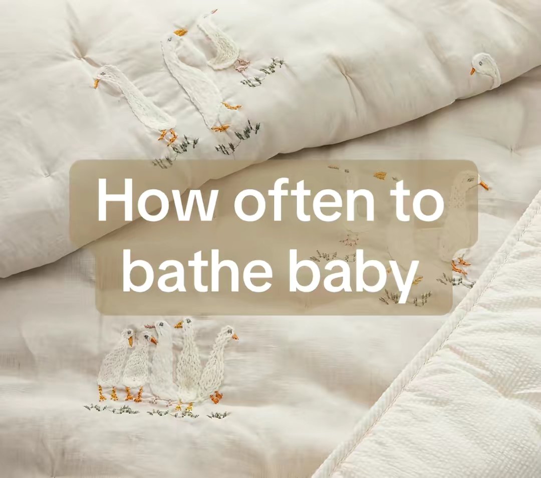 How often to bathe baby
