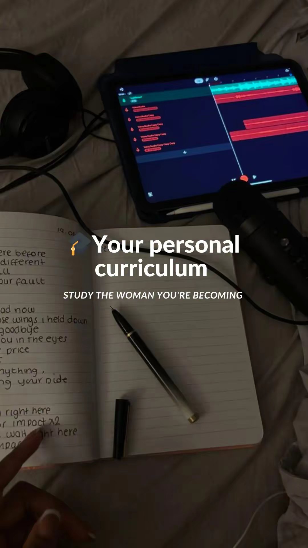 Your personal curriculum STUDY THE WOMAN YOU'RE BECOMING