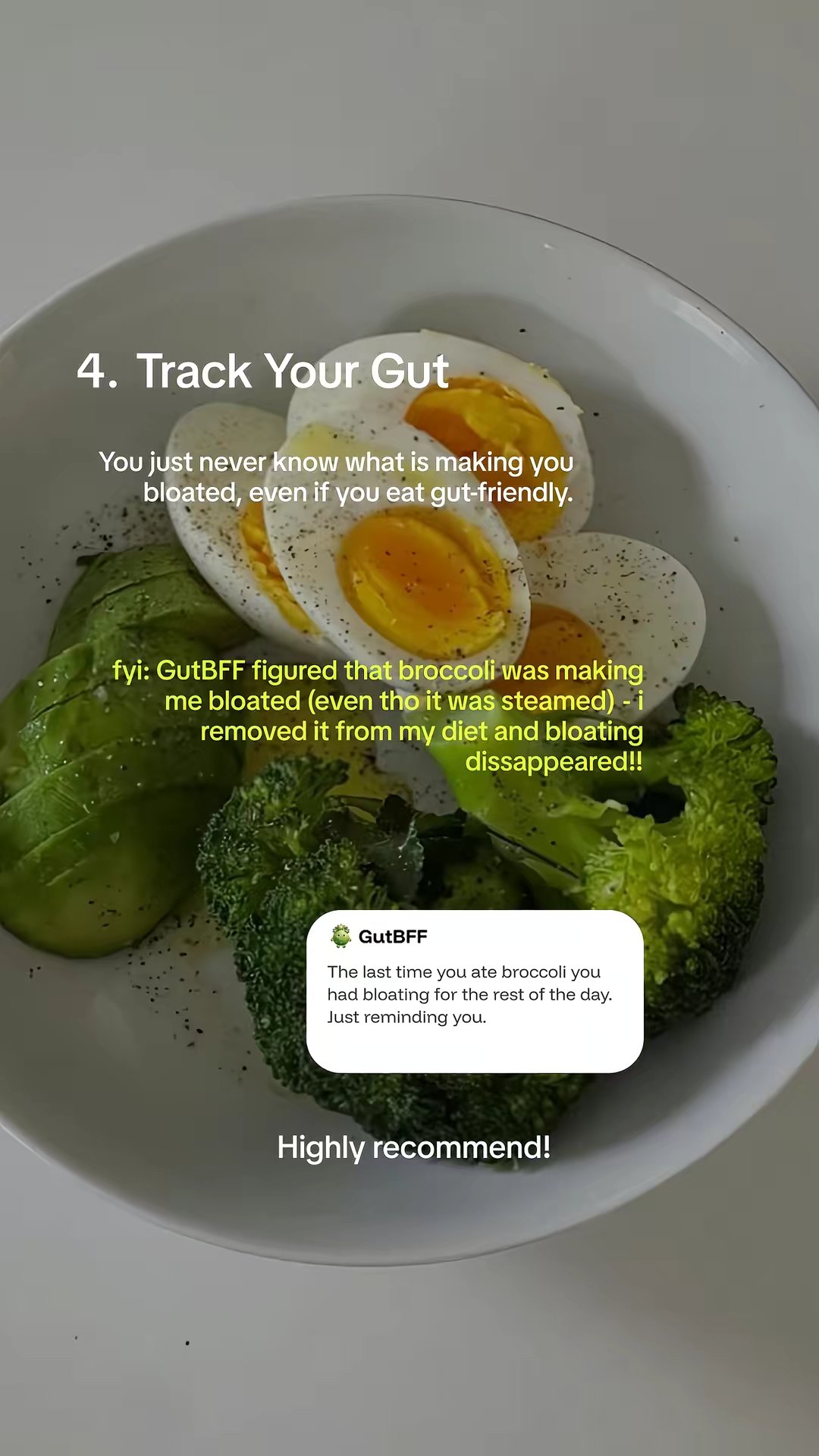 Gutbff Gut Tracking App by @bellaguthealth1 slide 6