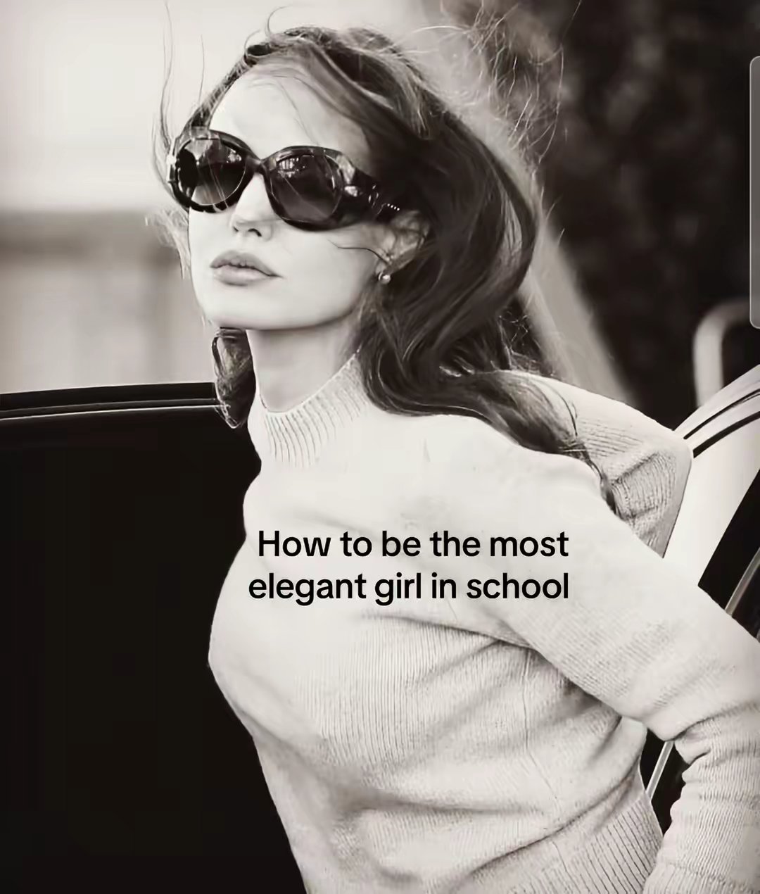 How to be the most elegant girl in school
