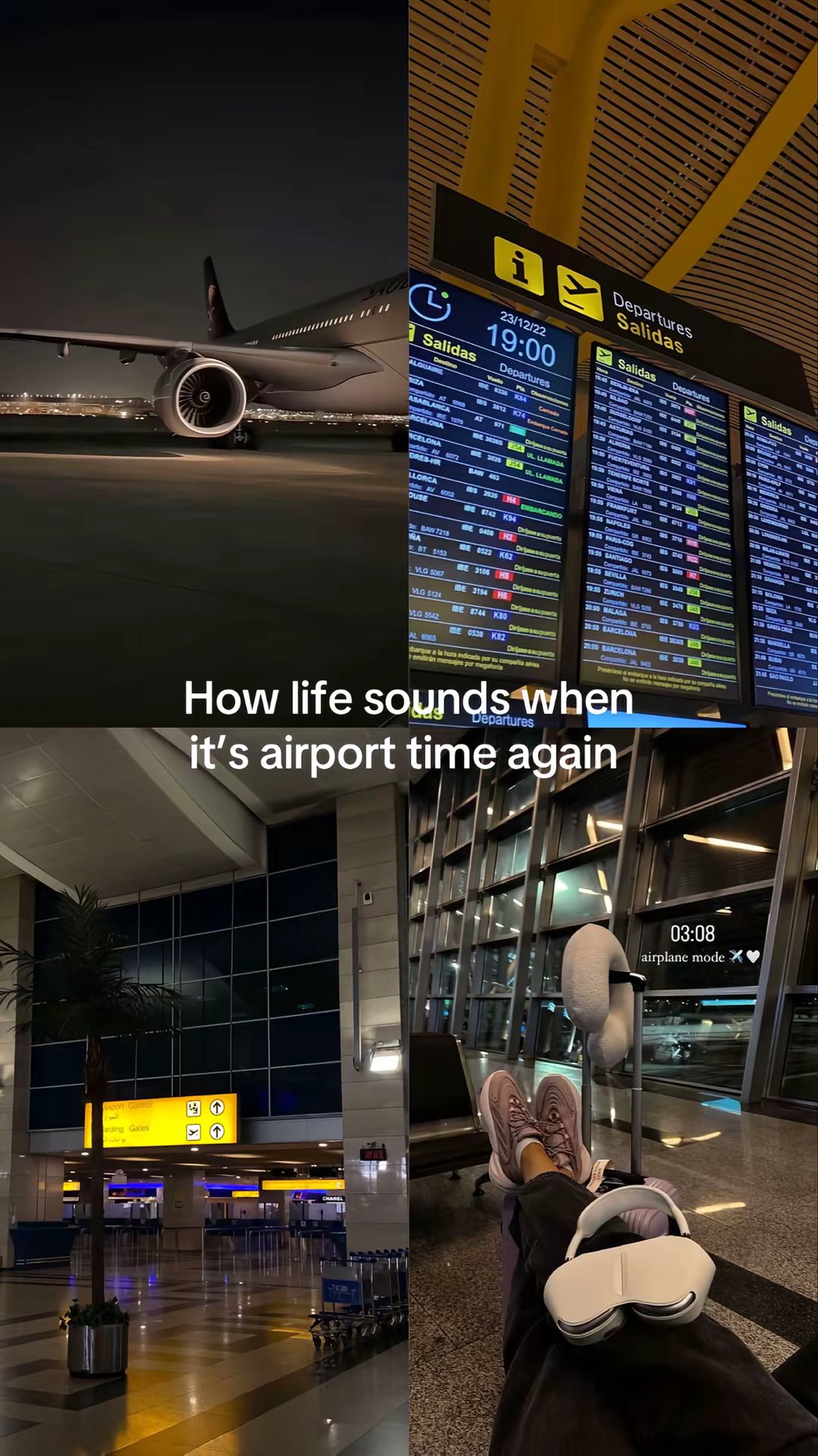 How life sounds when it's airport time again