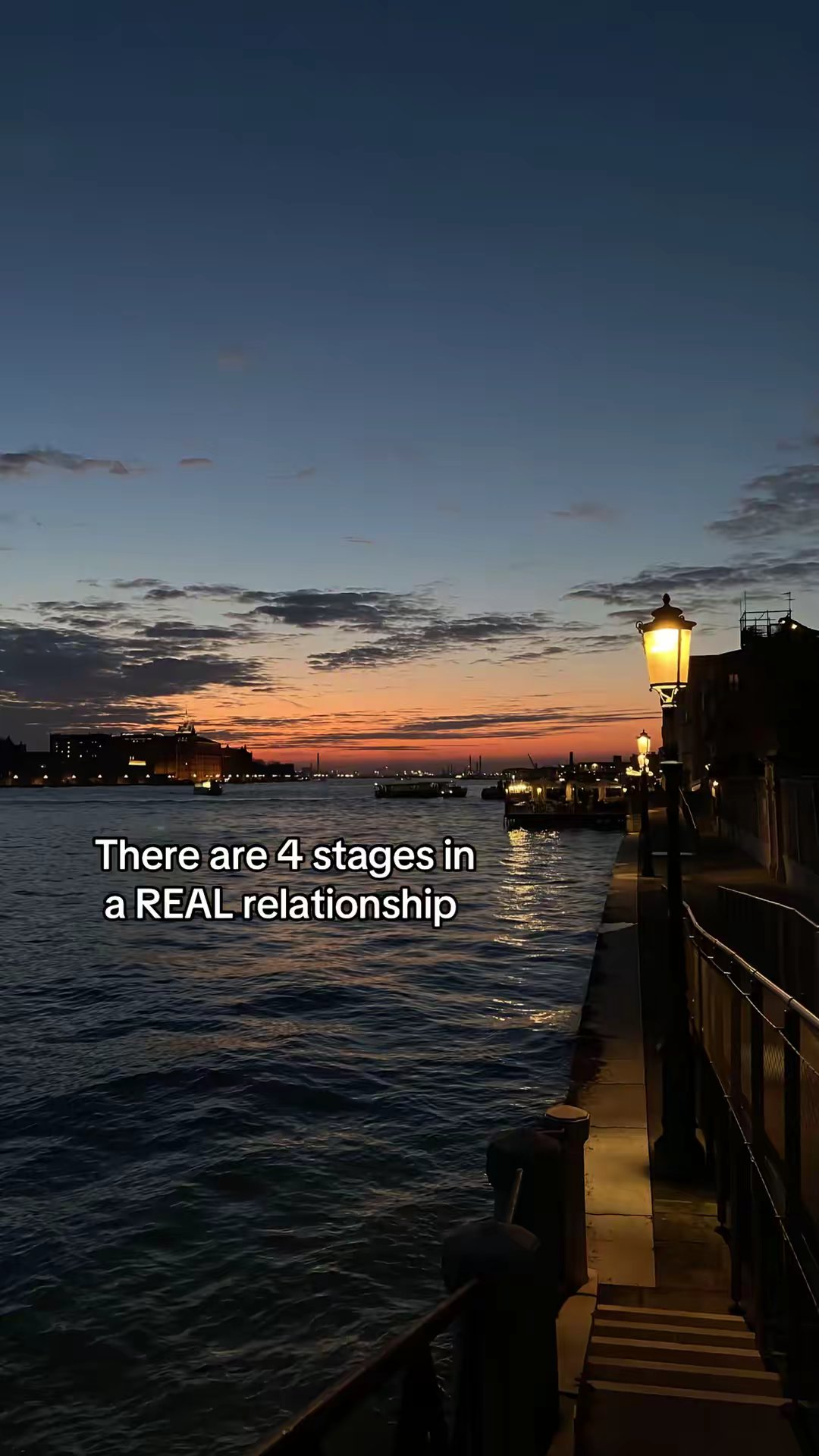 There are 4 stages in a REAL relationship