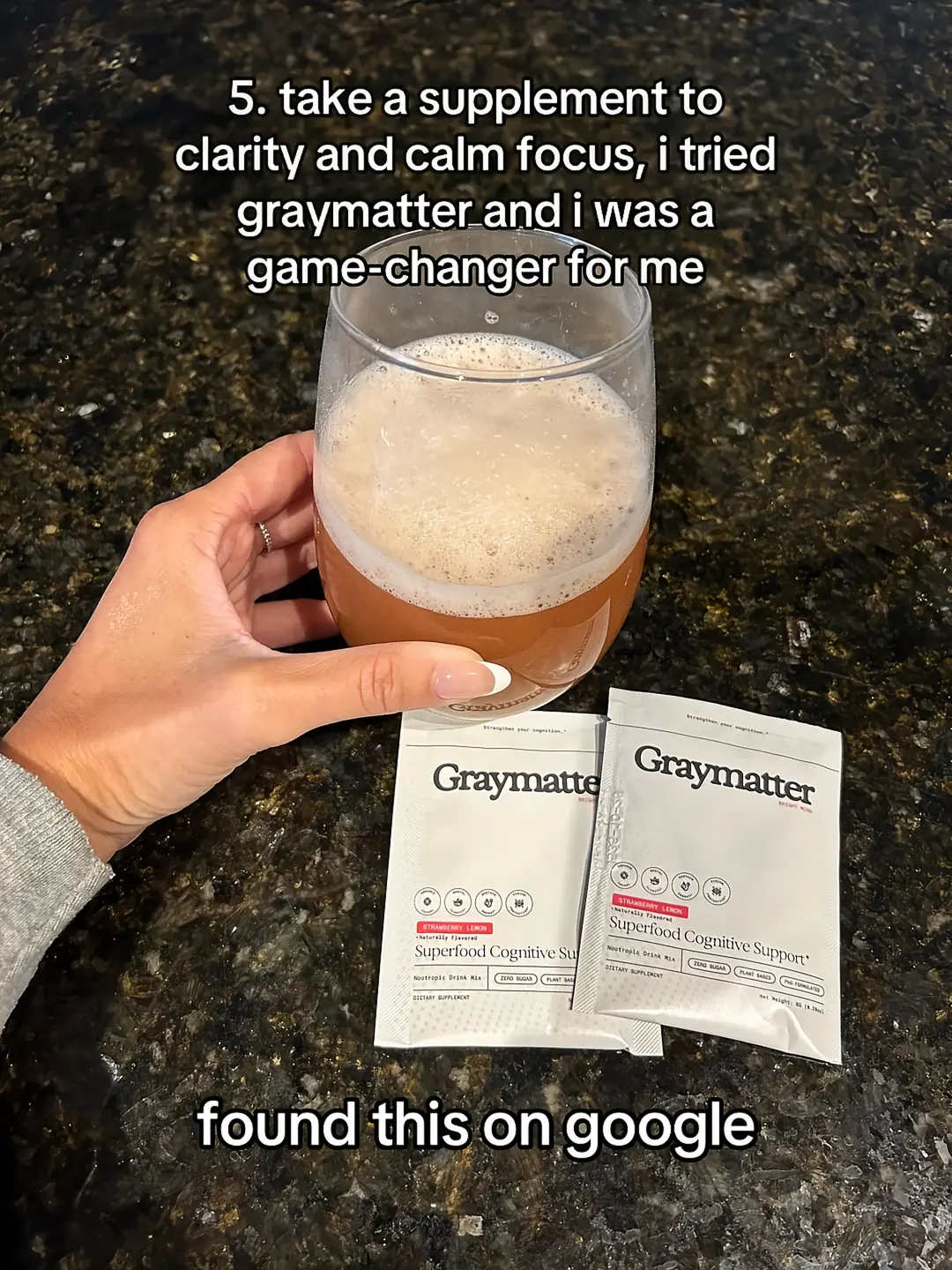 Graymatter Adhd Supplement Drink by @focuswithmia slide 6
