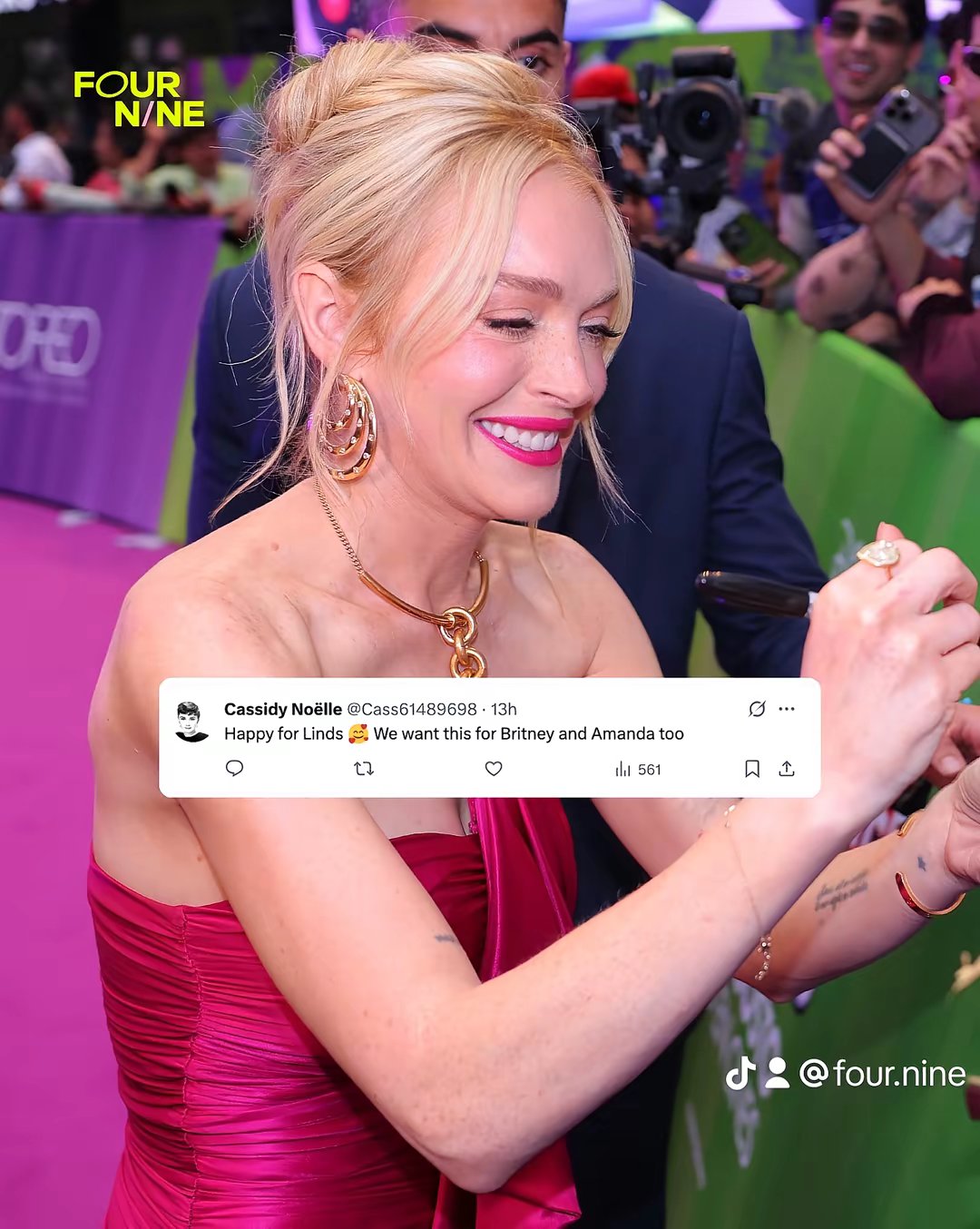 Entertainment News Content by @four.nine slide 9