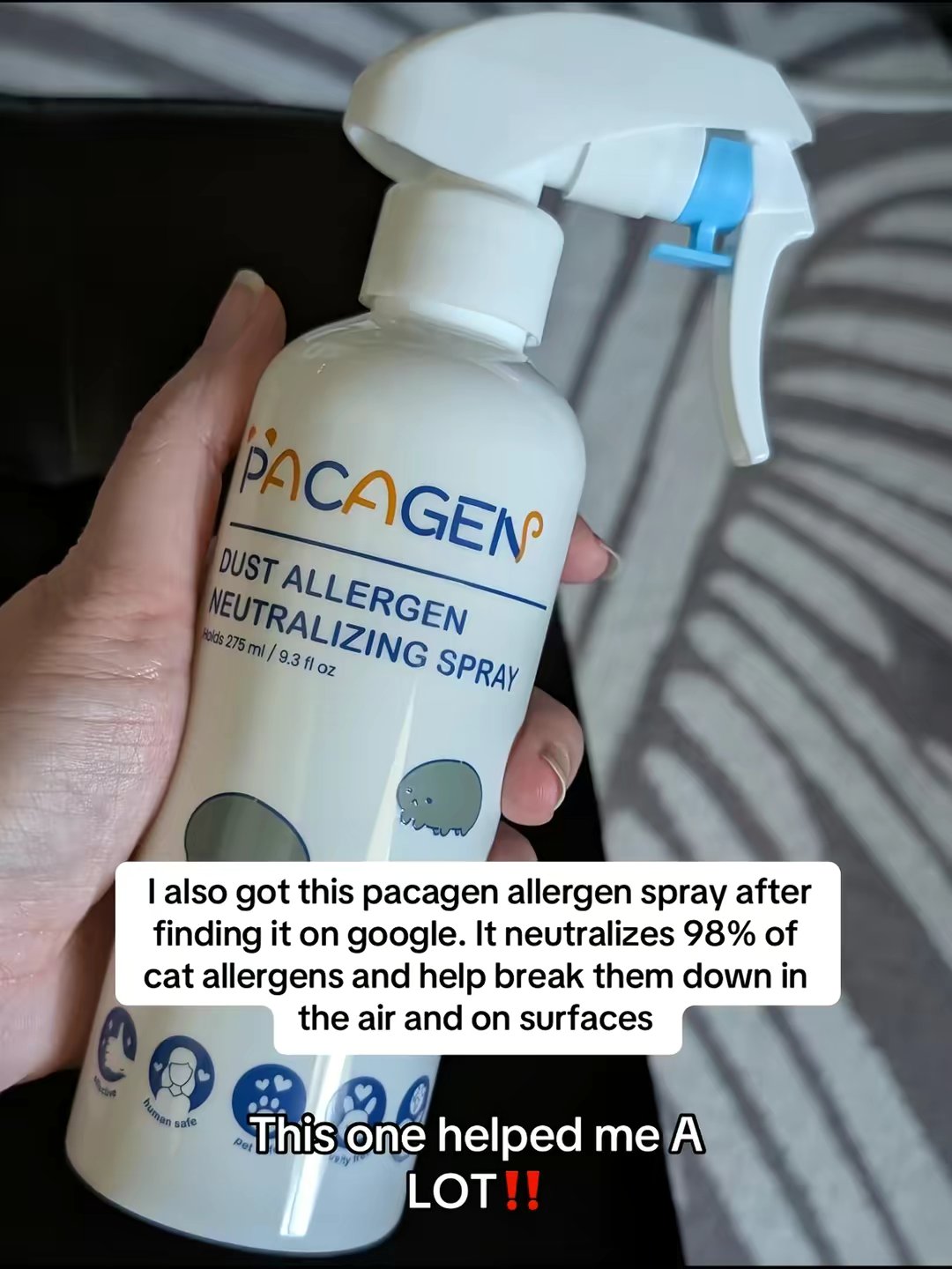 Cat Allergen Neutralizing Spray by @furballdiaries3 slide 8