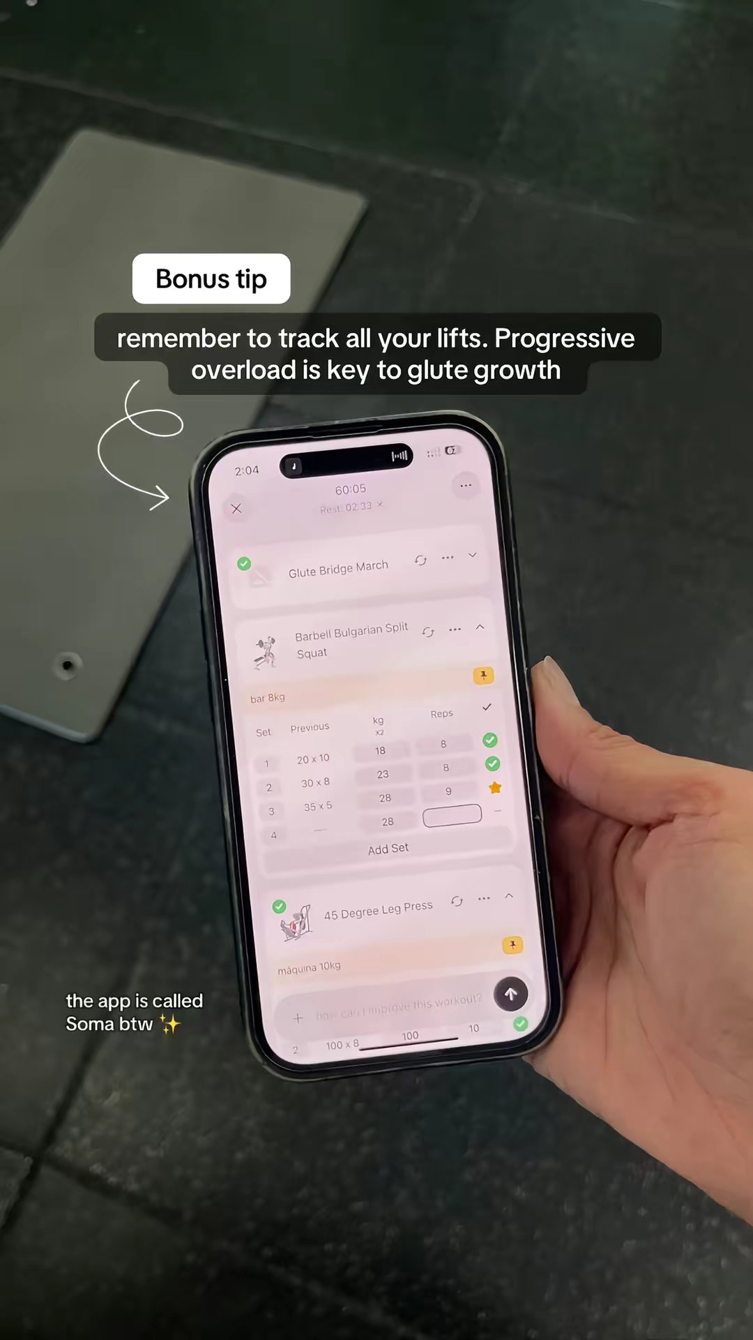 Fitness Tracking App (soma) by @gymbratzzzz slide 6