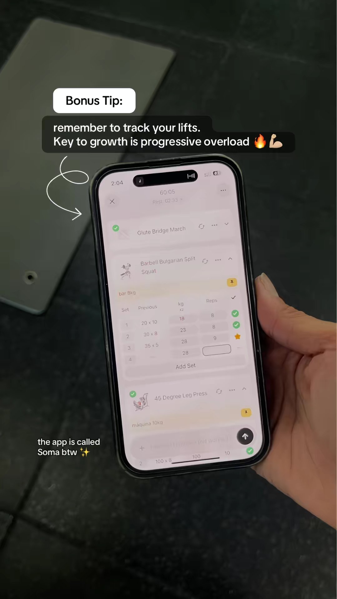 Fitness Tracking App (soma) by @gymbratzzzz slide 6