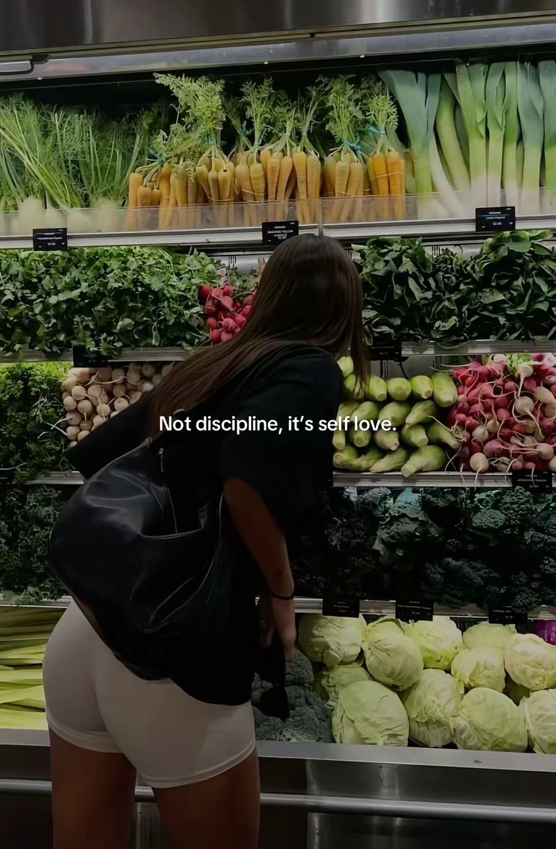 Not discipline, it’s self love.