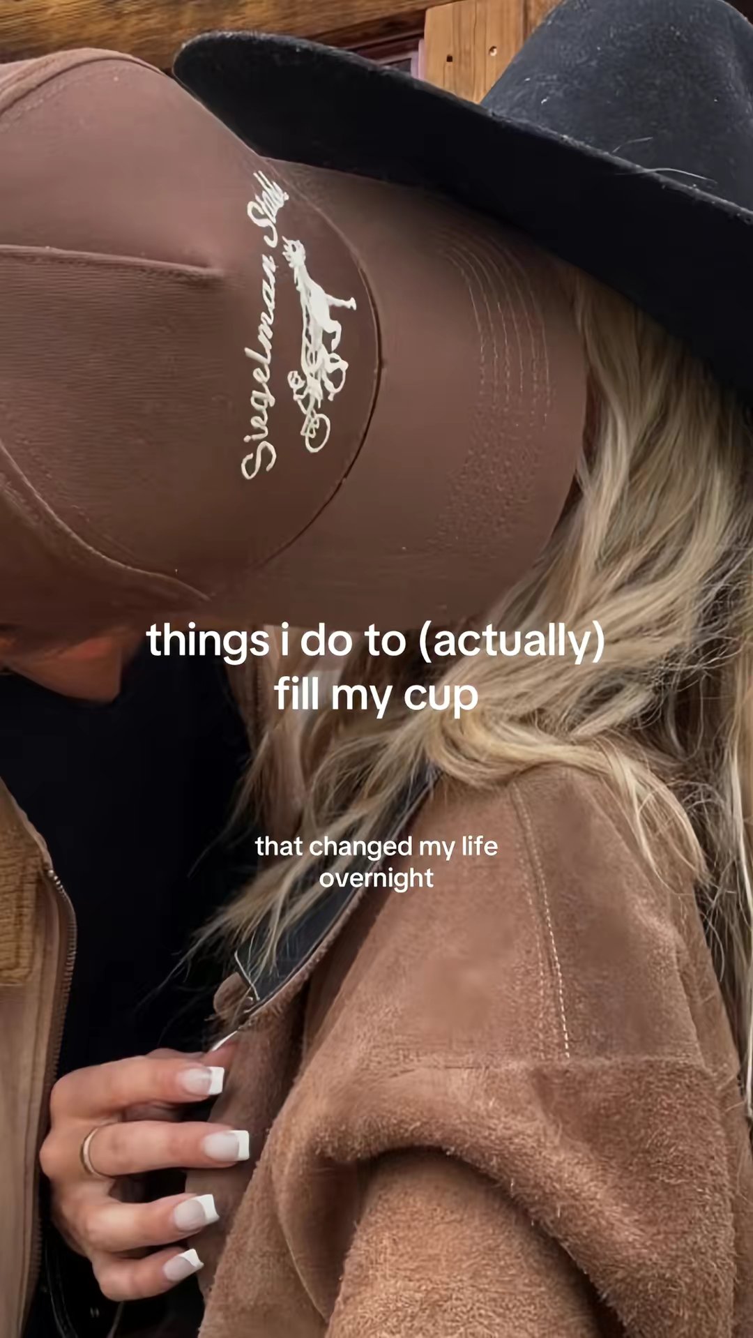 things i do to (actually)
fill my cup
that changed my life
overnight