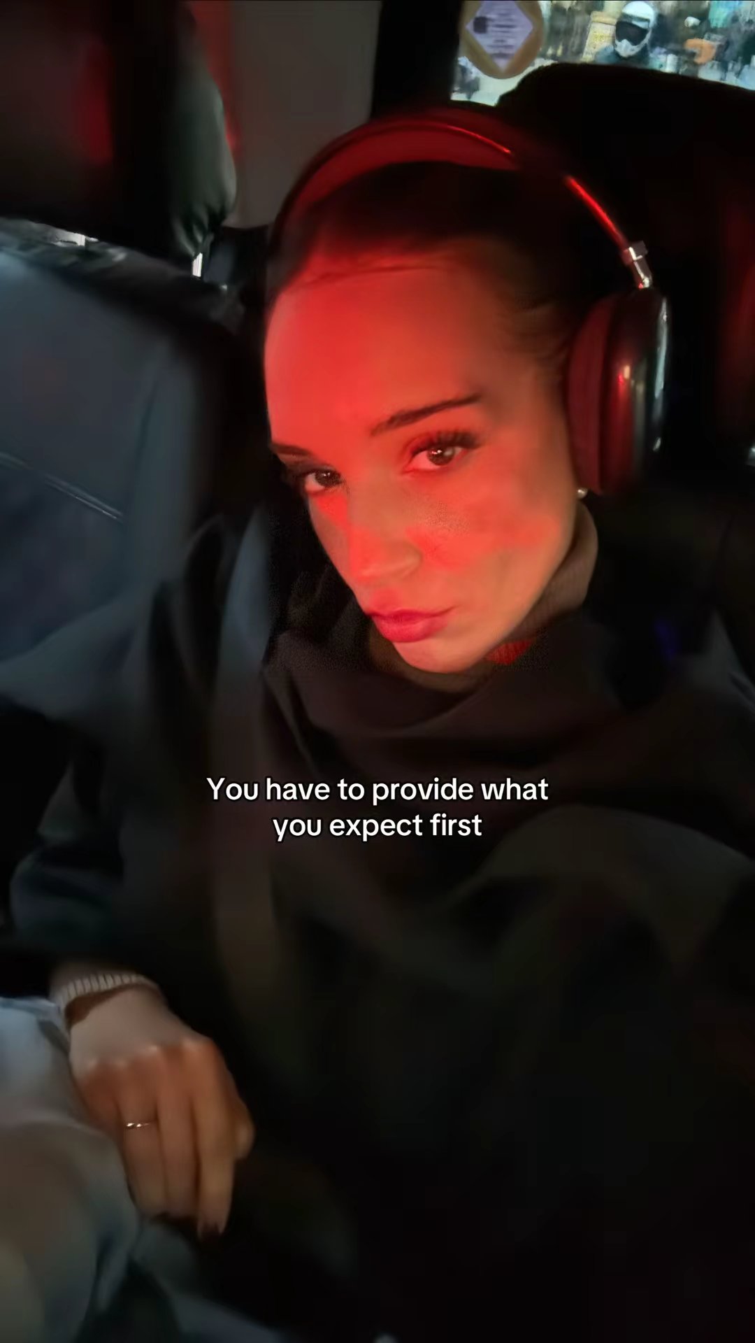 You have to provide what you expect first