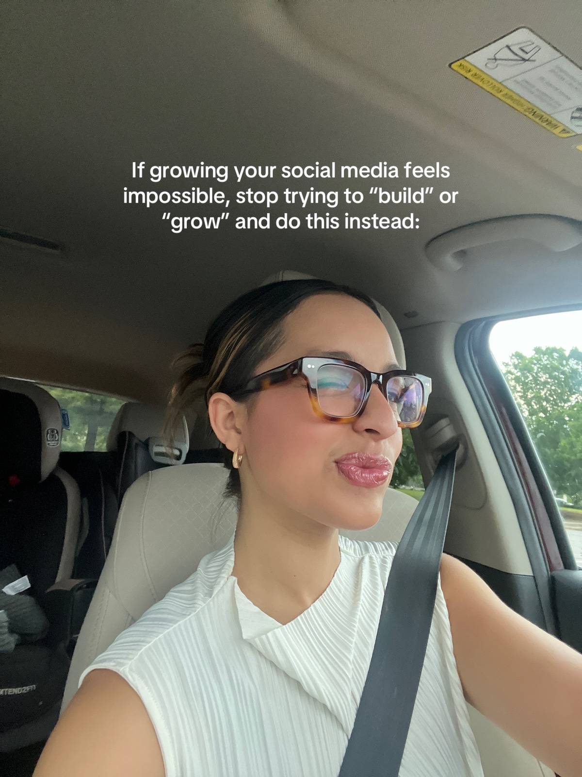 If growing your social media feels impossible, stop trying to “build” or “grow” and do this instead