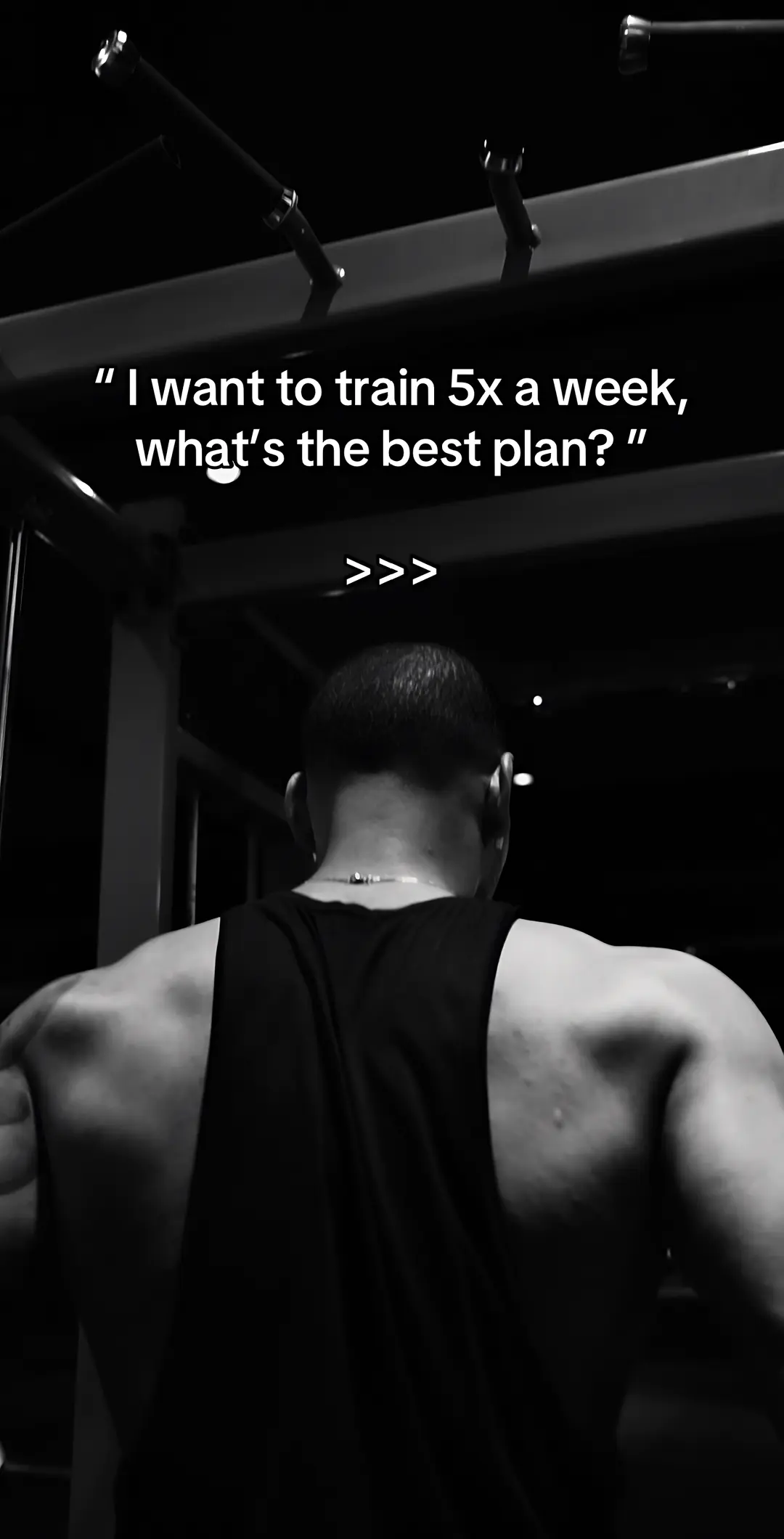 I want to train 5x a week, what’s the best plan?