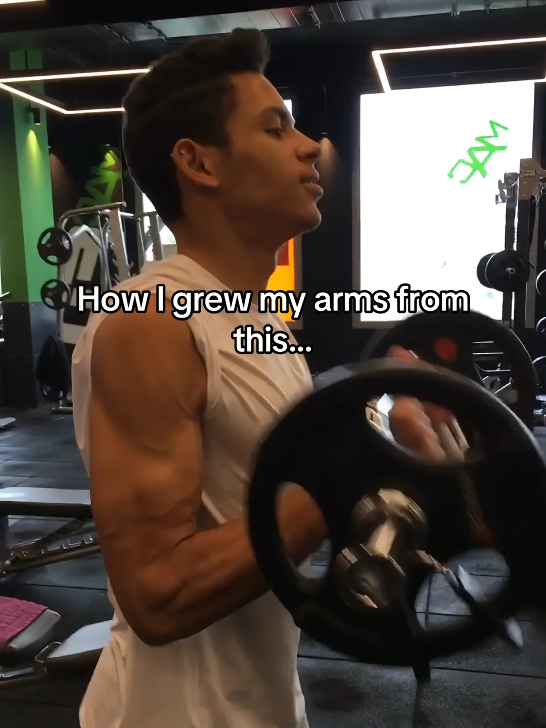 How I grew my arms from this...