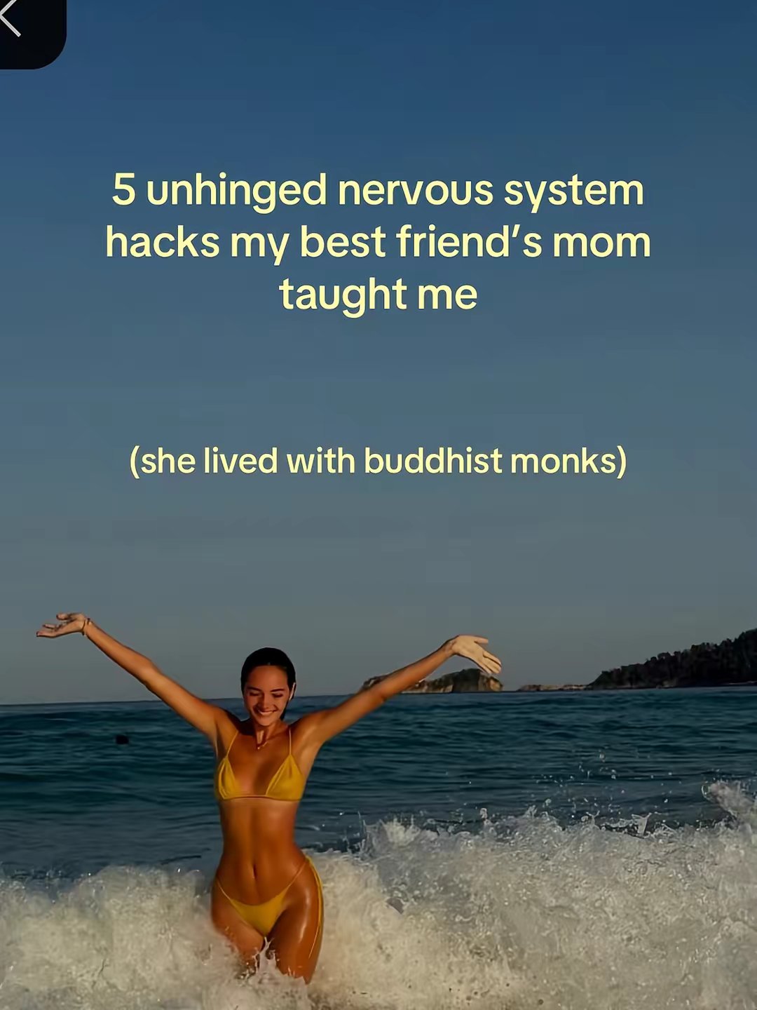 5 unhinged nervous system hacks my best friend’s mom taught me (she lived with buddhist monks)
