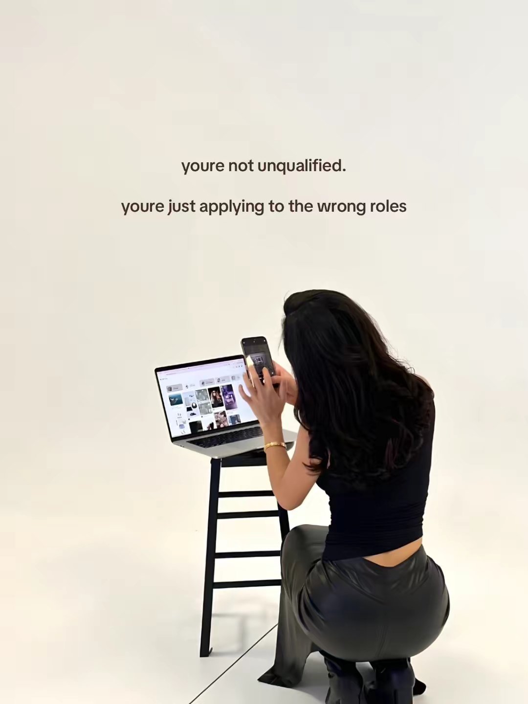 youre not unqualified. youre just applying to the wrong roles