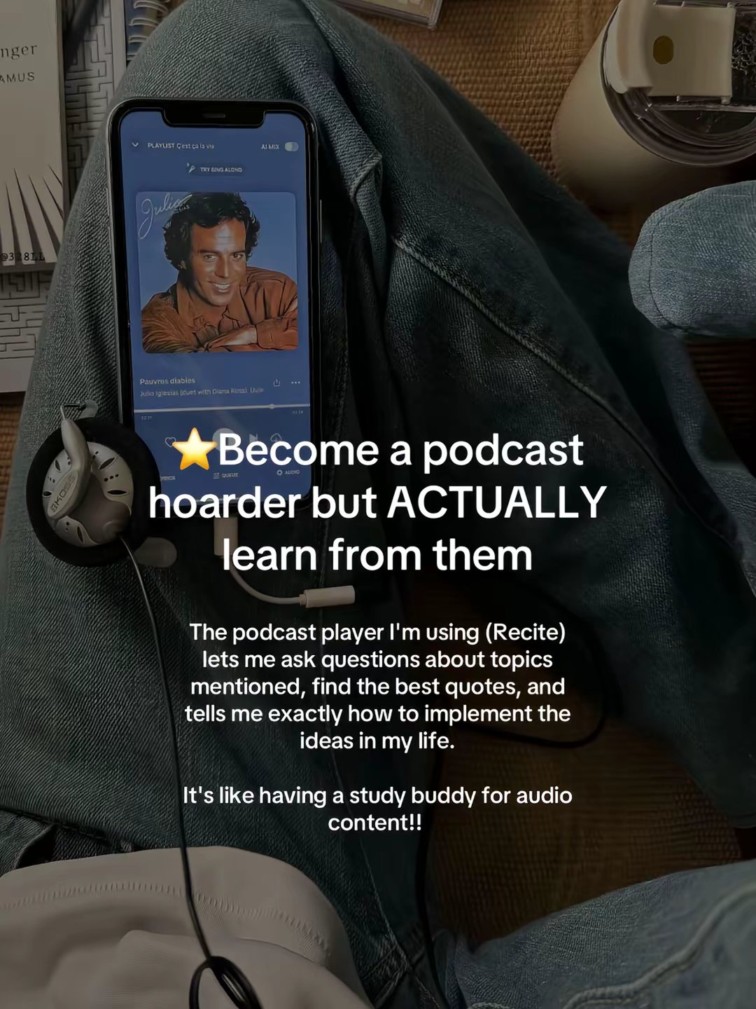 Podcast Learning App (recite) by @my.audio.diary slide 6