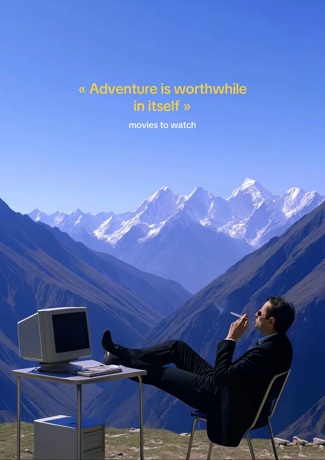 Adventure is worthwhile
in itself
movies to watch