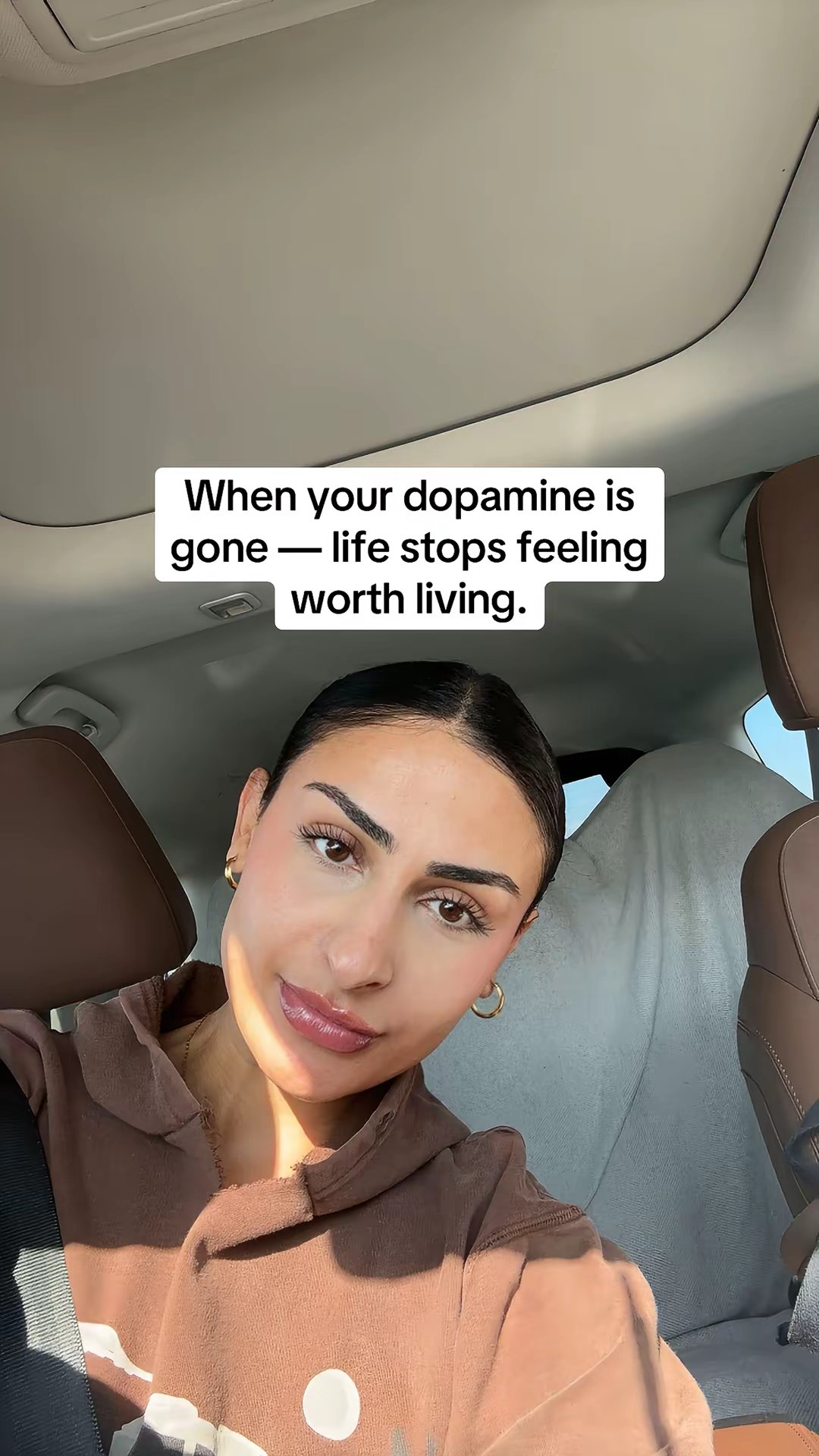 When your dopamine is gone - life stops feeling worth living.