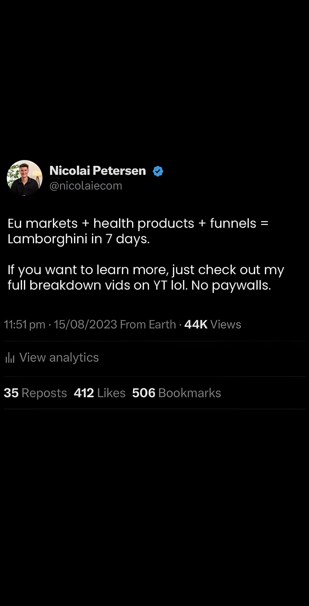 Dropshipping Strategies And Courses by @nicolai_petersen slide 6