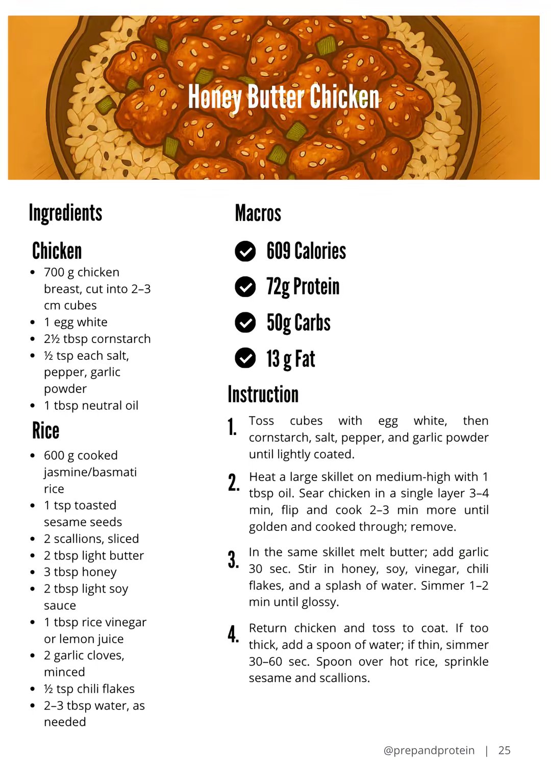 High Protein Meal Prep Cookbooks by @prepandprotein slide 7