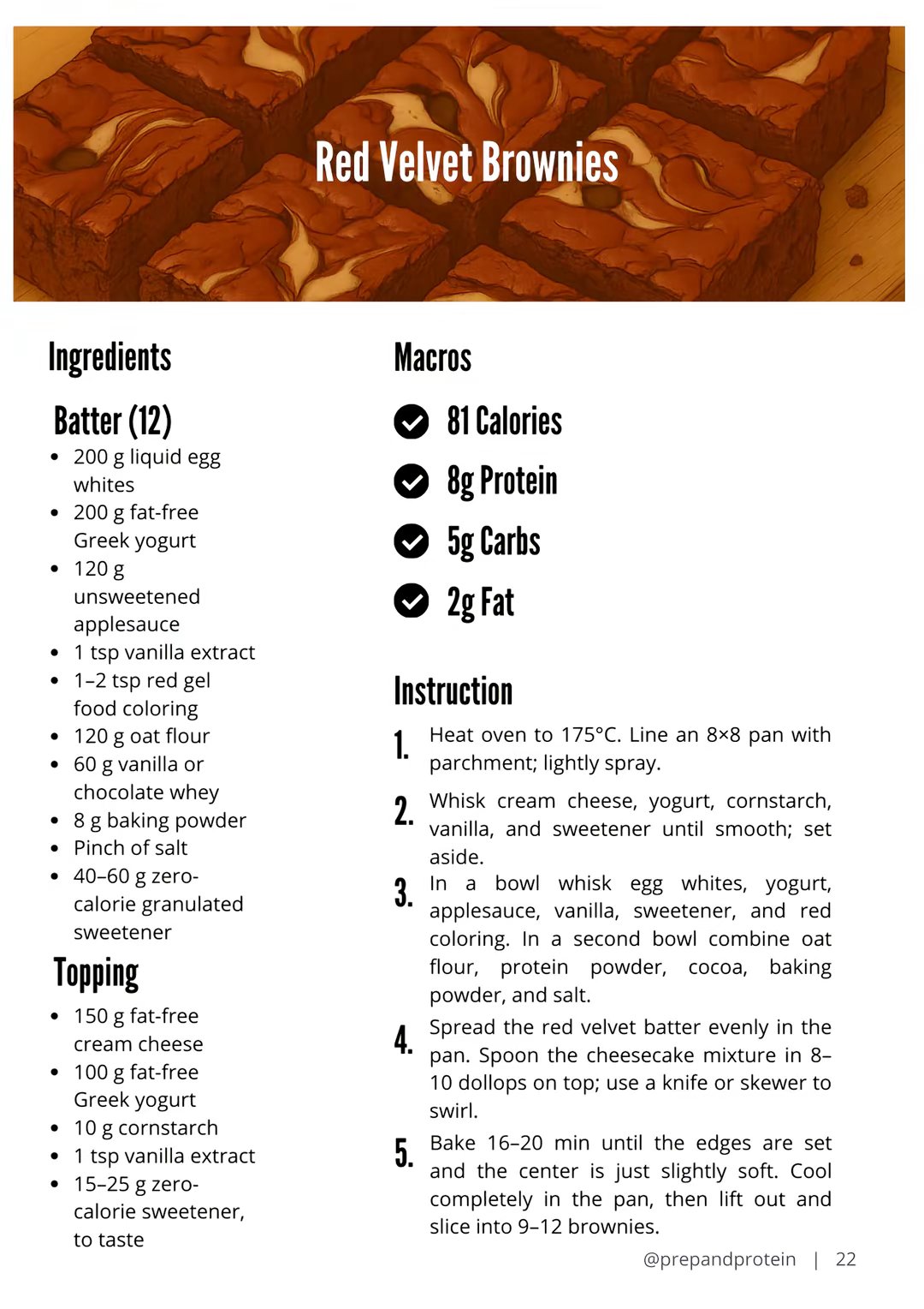High Protein Meal Prep Cookbooks by @prepandprotein slide 5