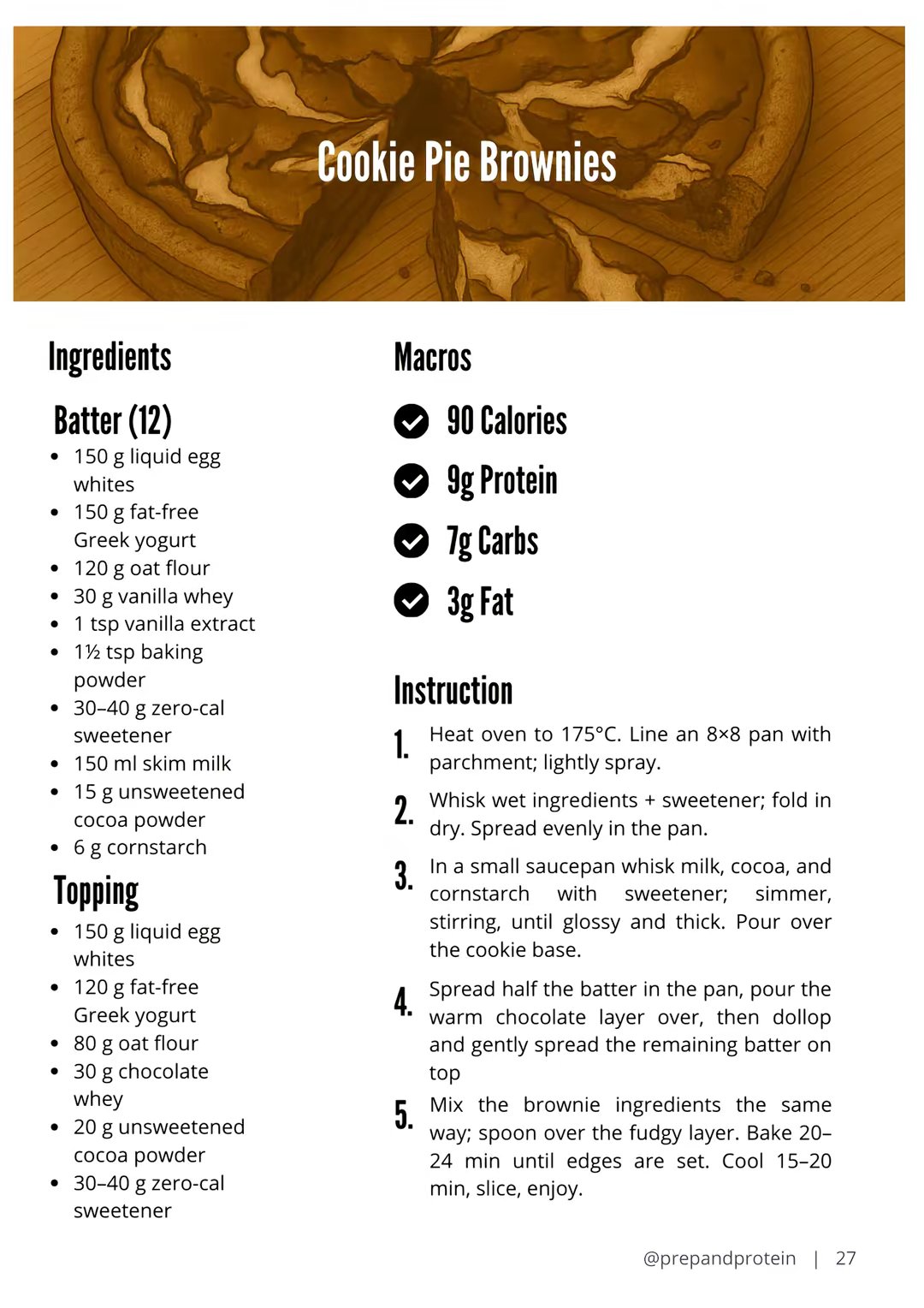 High Protein Meal Prep Cookbooks by @prepandprotein slide 7