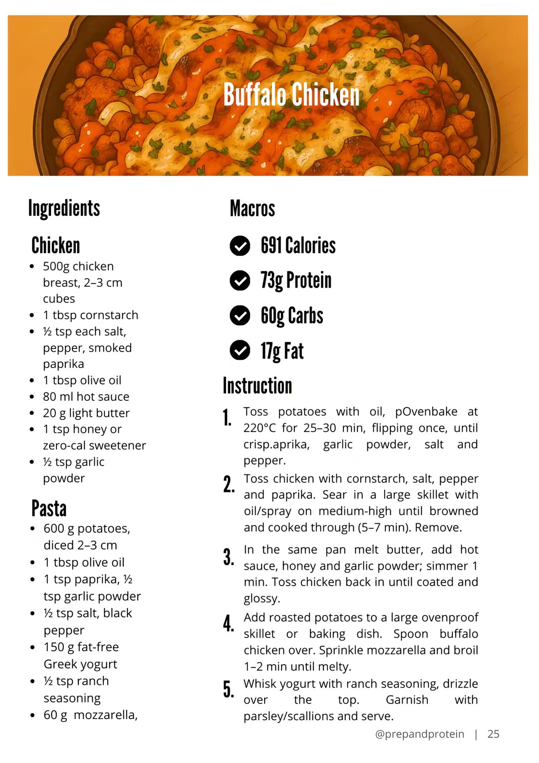 High Protein Meal Prep Cookbooks by @prepandprotein slide 3