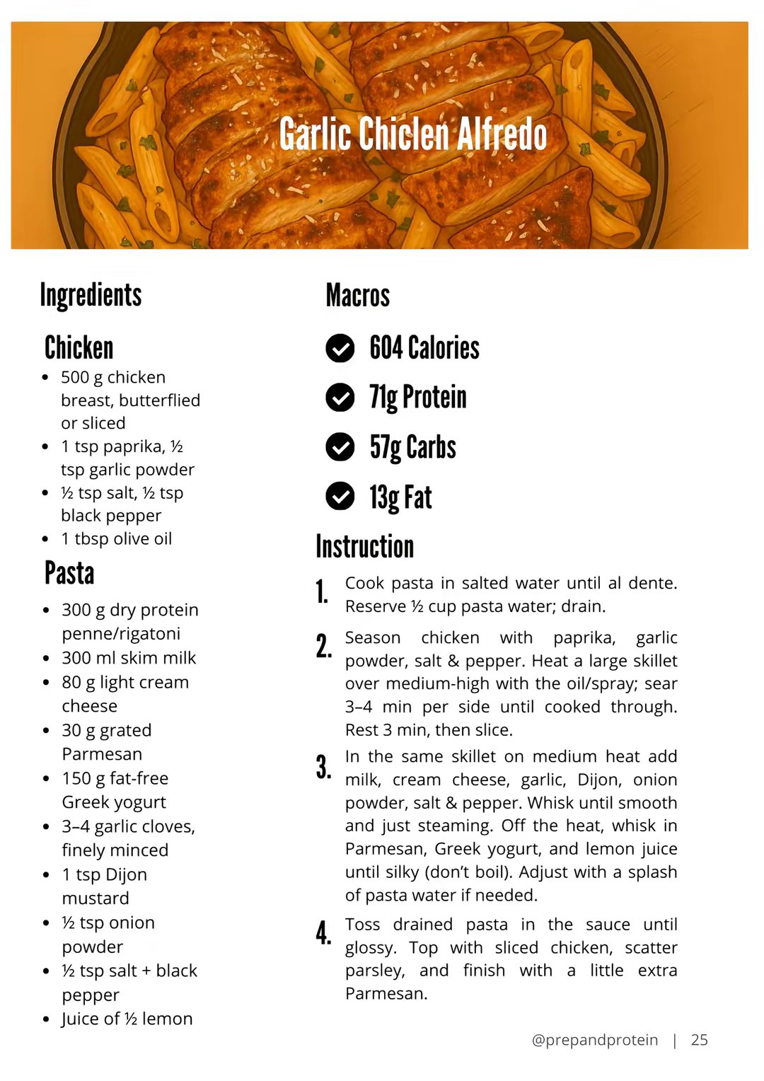 High Protein Meal Prep Cookbooks by @prepandprotein slide 5
