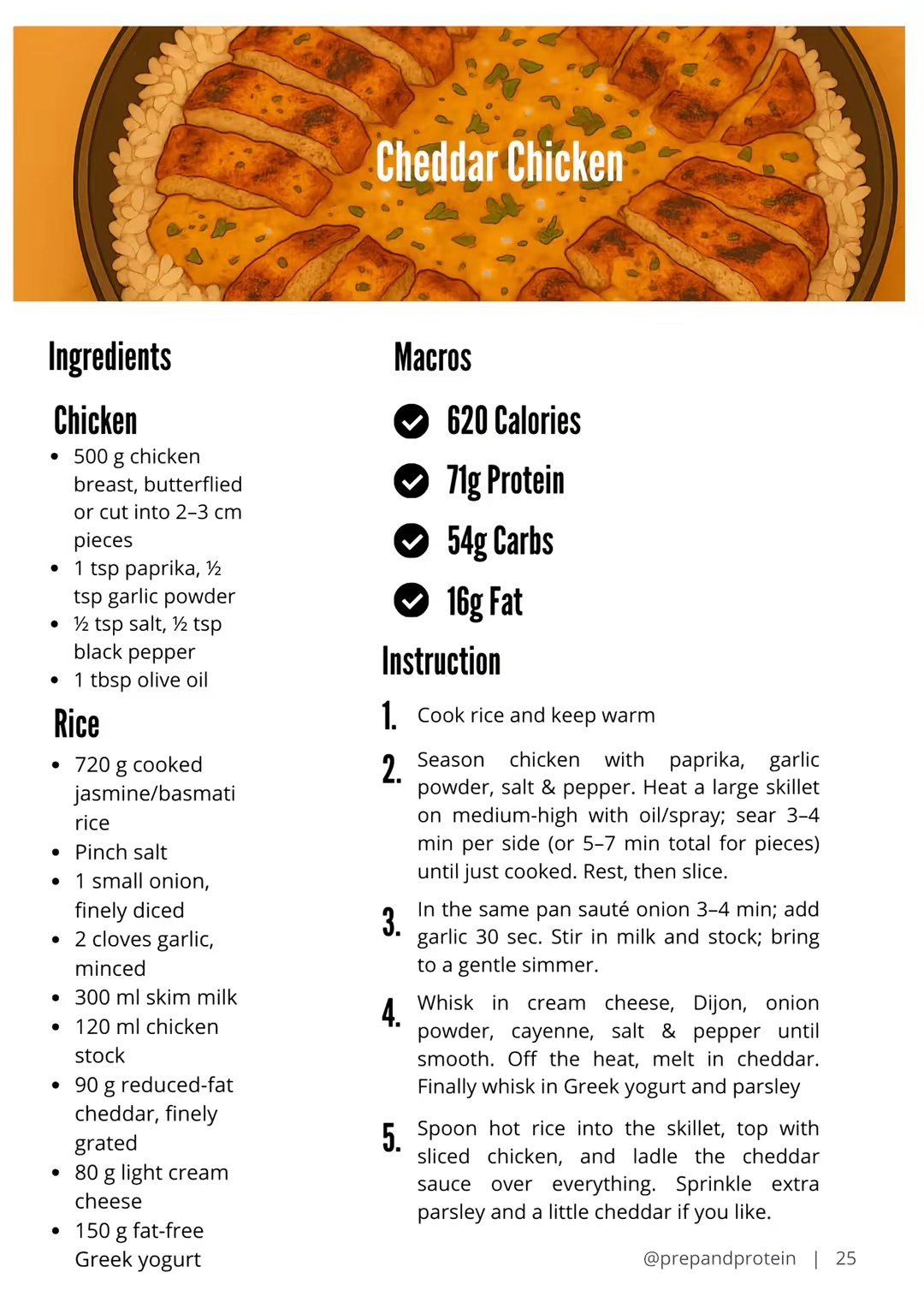 High Protein Meal Prep Cookbooks by @prepandprotein slide 7