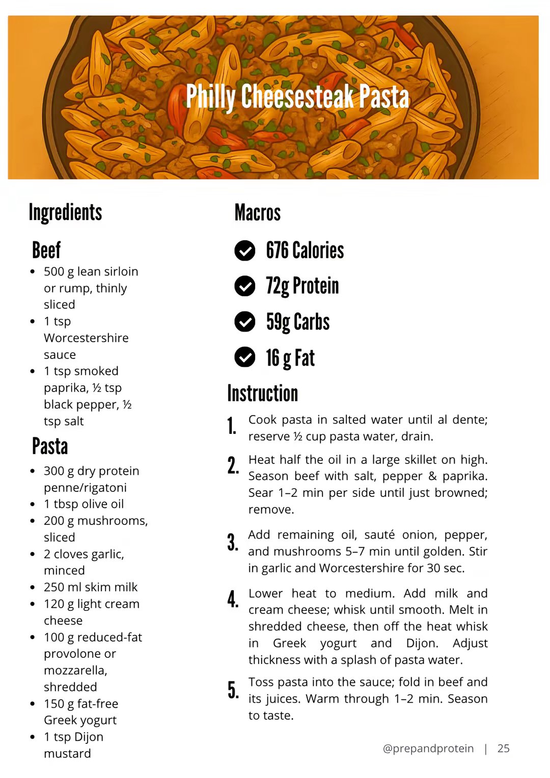 High Protein Meal Prep Cookbooks by @prepandprotein slide 5