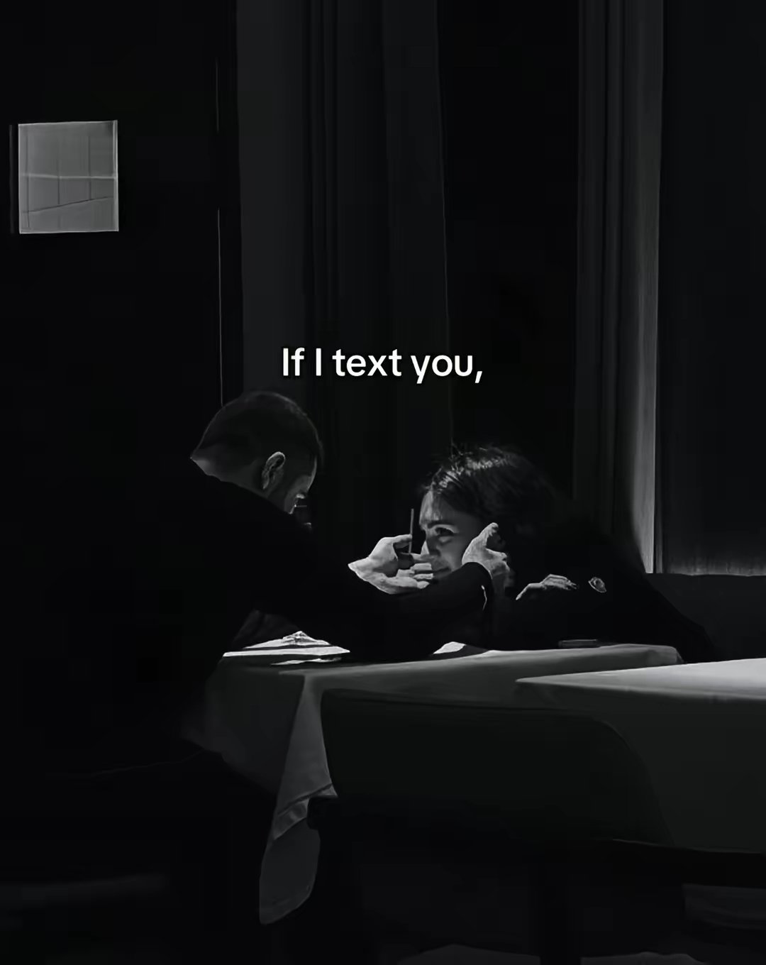 If I text you,