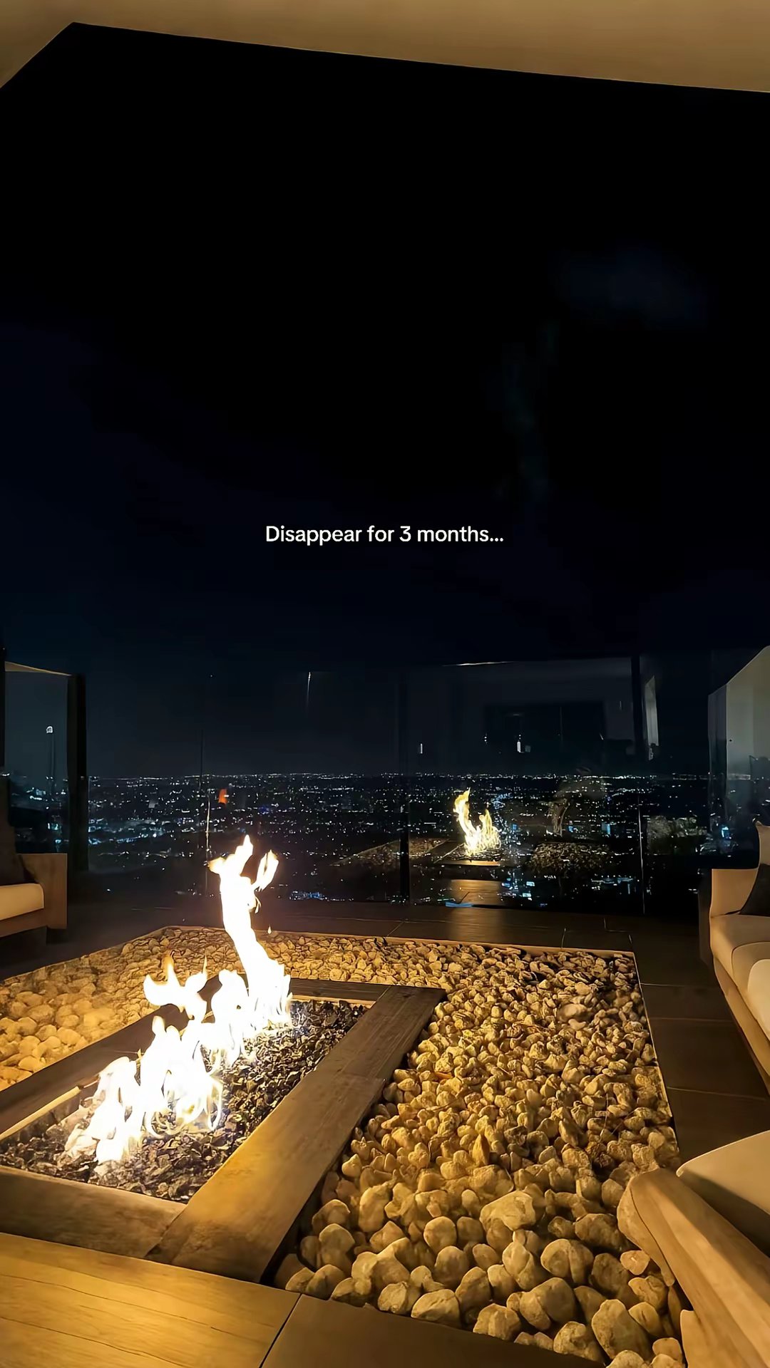 Disappear for 3 months...