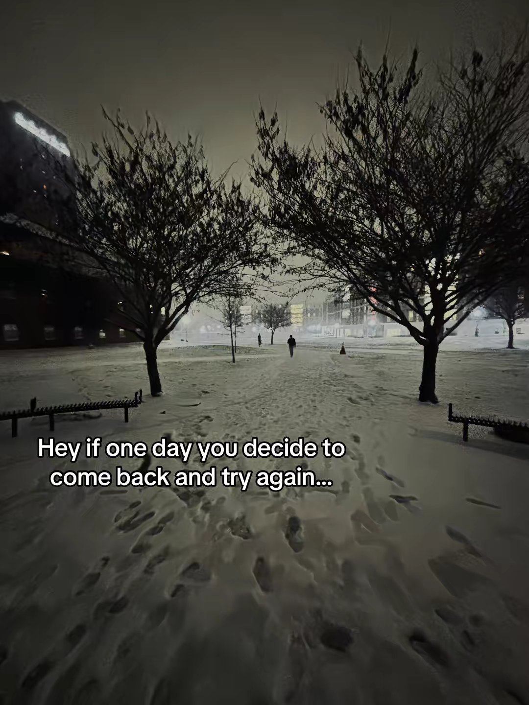 Hey if one day you decide to come back and try again...