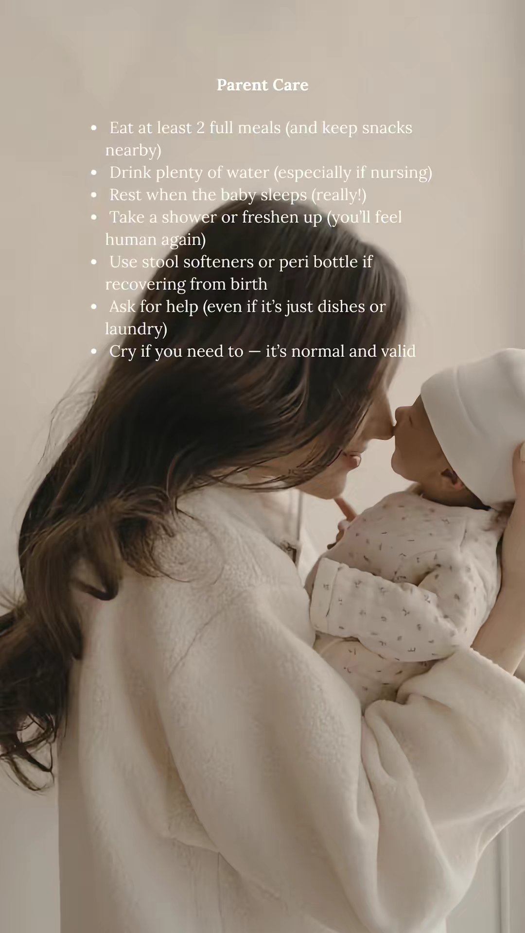 Newborn Parenting Advice Content by @roheen_sharif slide 3