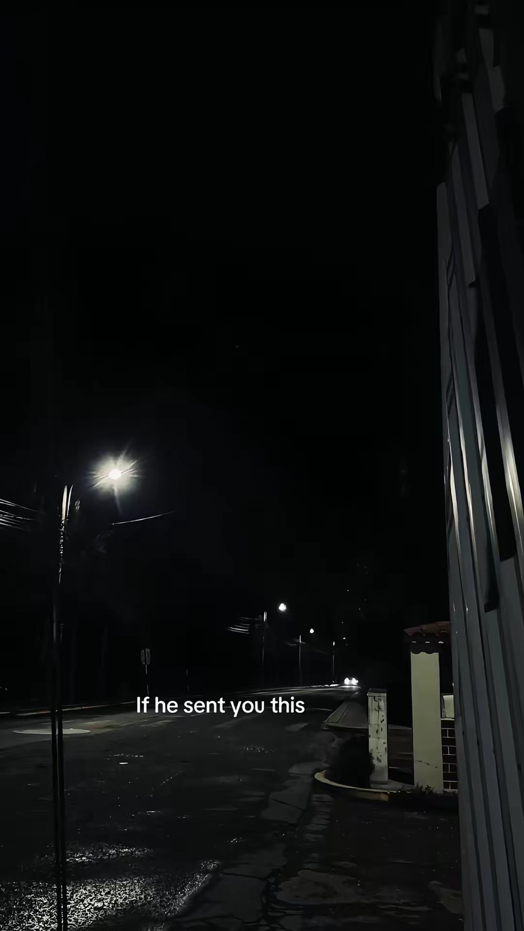 If he sent you this