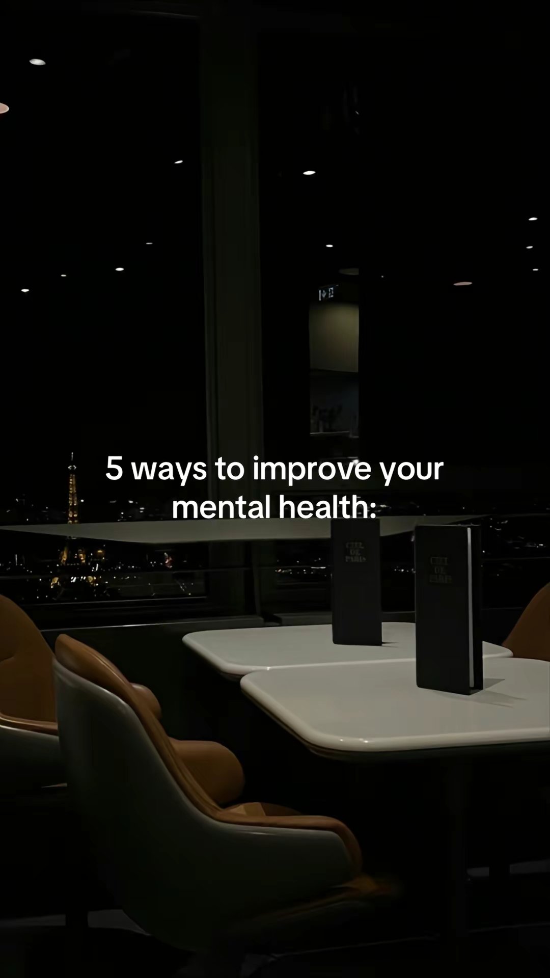 5 ways to improve your mental health:
