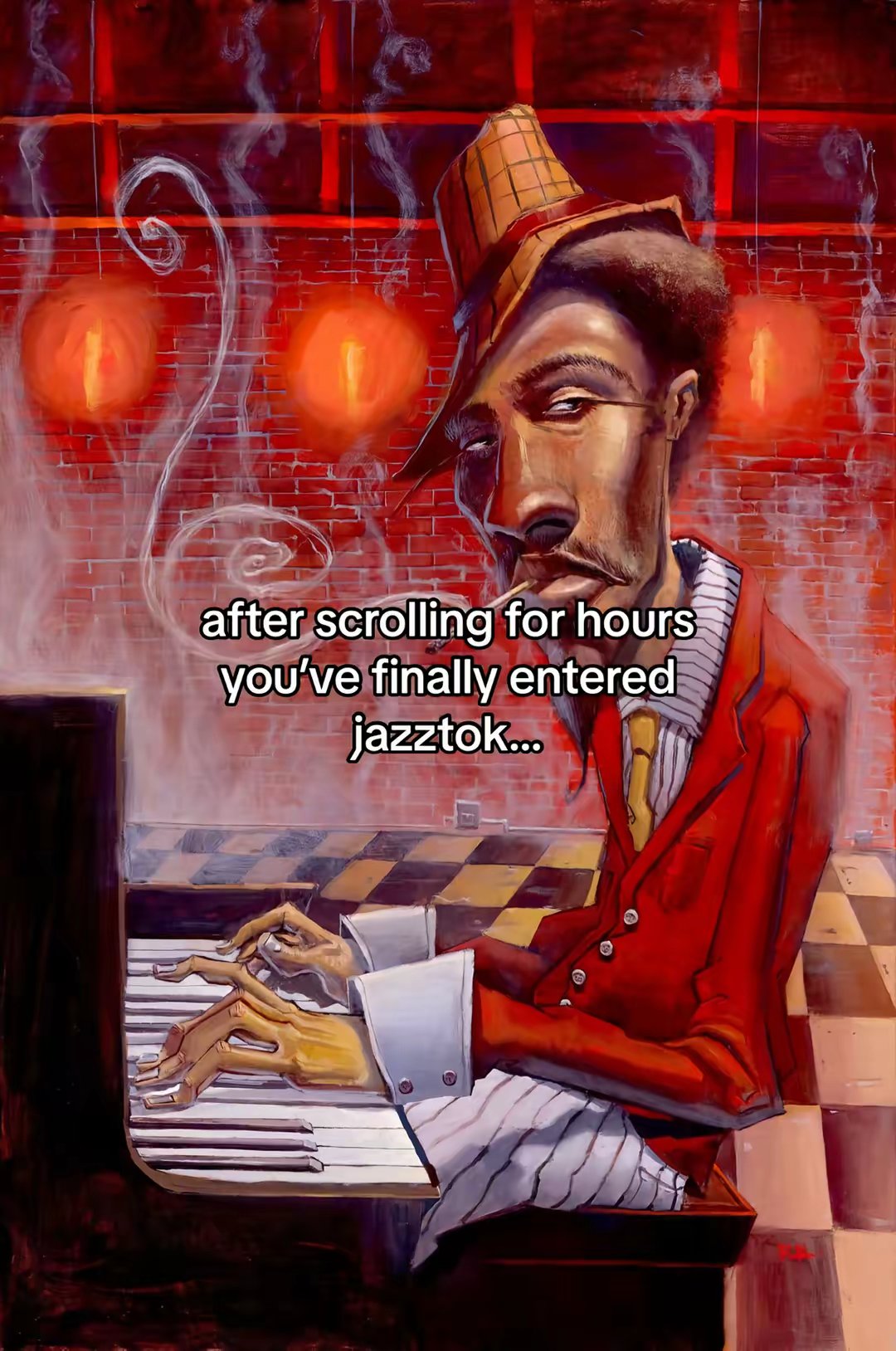 after scrolling for hours you've finally entered jazztok...