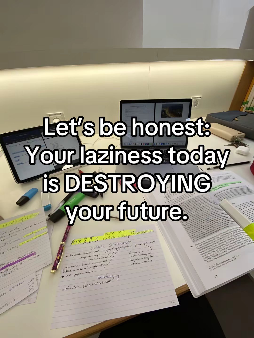 Let's be honest: Your laziness today is DESTROYING your future.