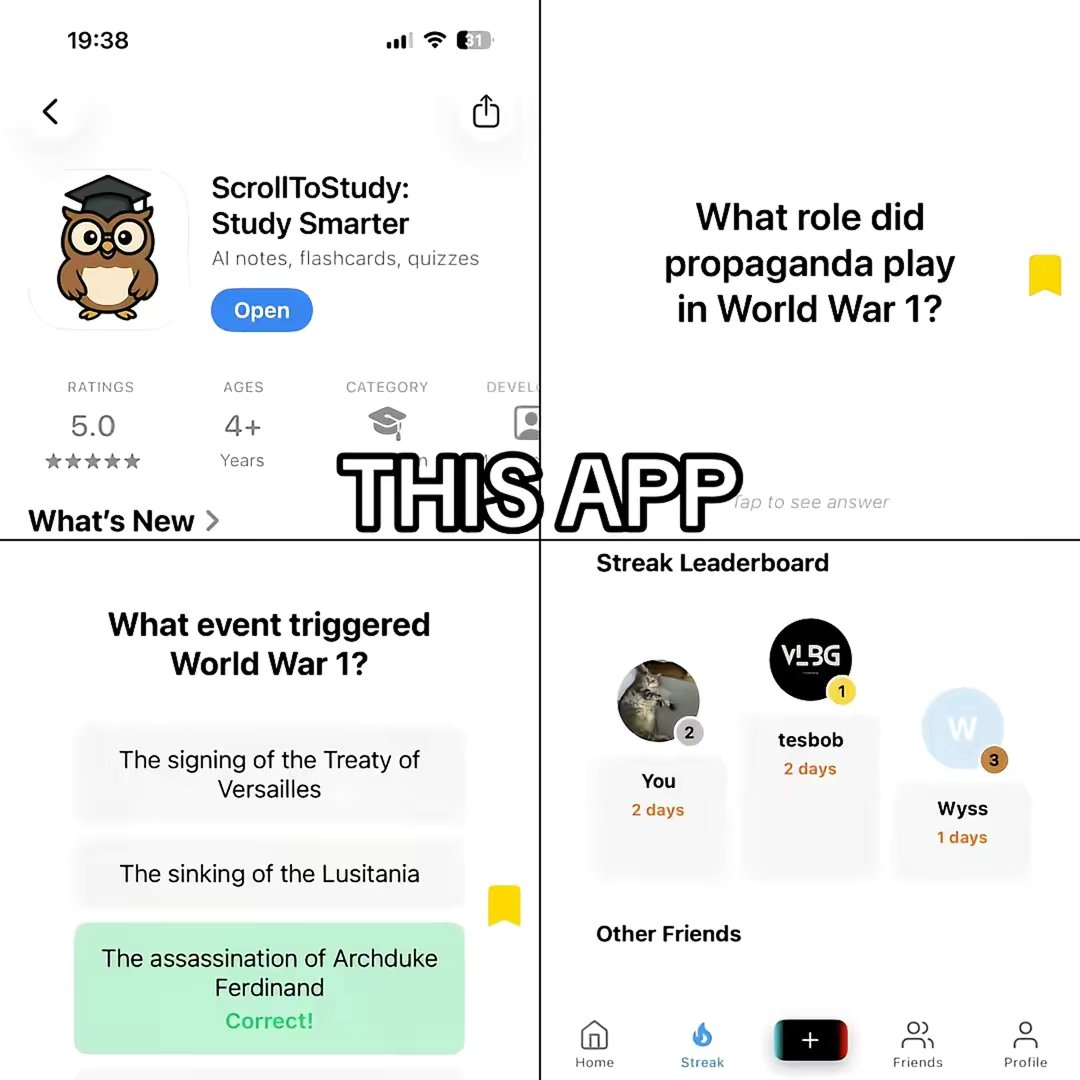 Scrolltostudy App For Students by @studywith.evelyn slide 7