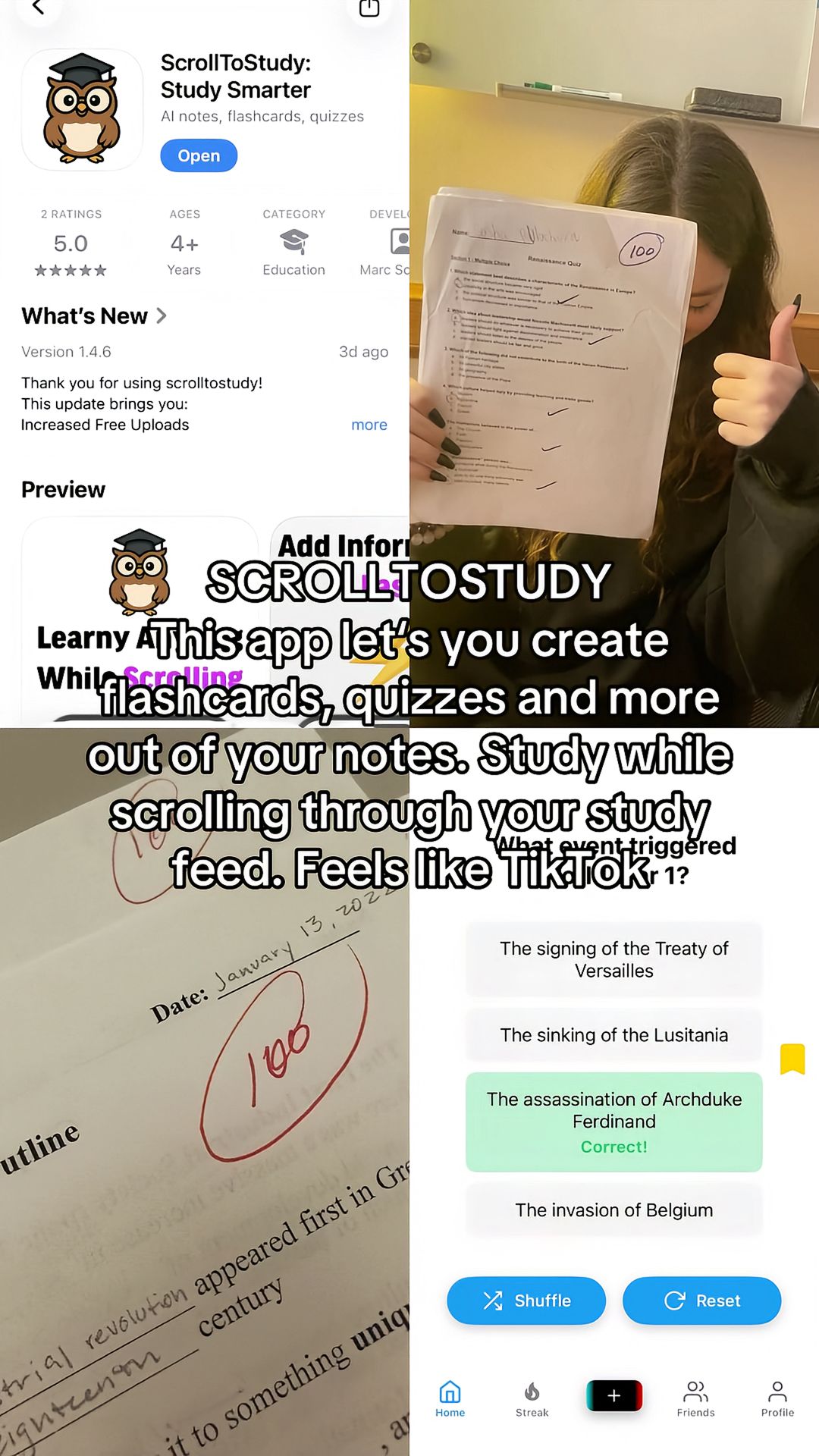 Scrolltostudy App For Students by @studywith.evelyn slide 5