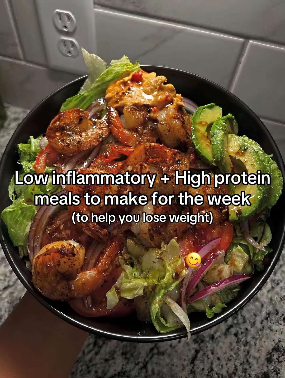 Low inflammatory + High protein meals to make for the week (to help you lose weight)