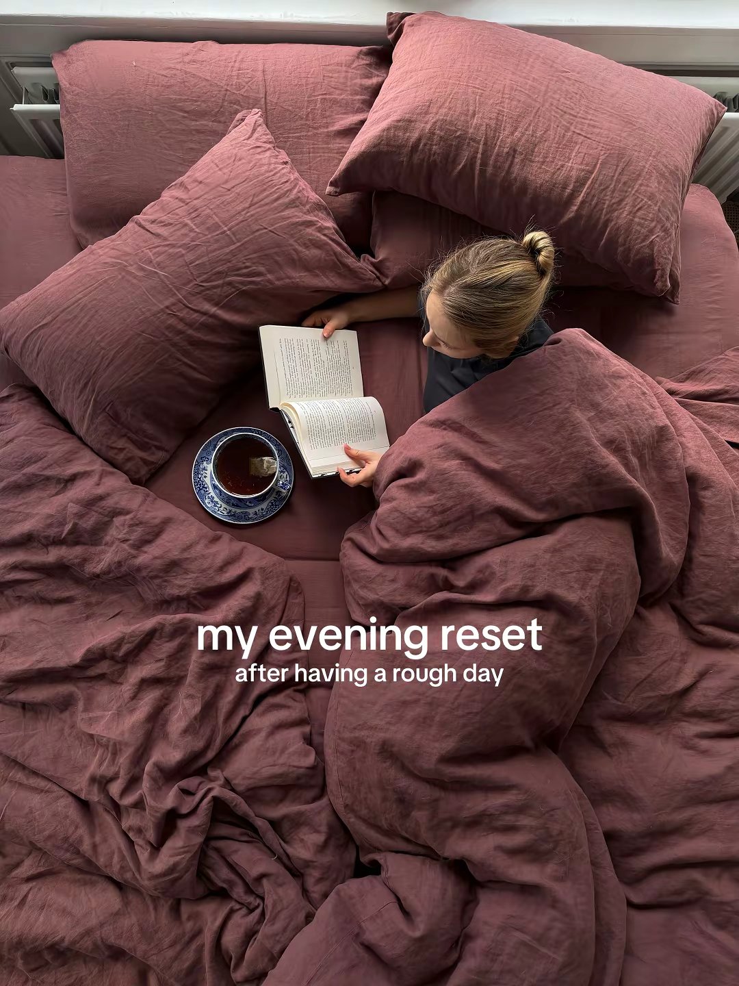 my evening reset after having a rough day