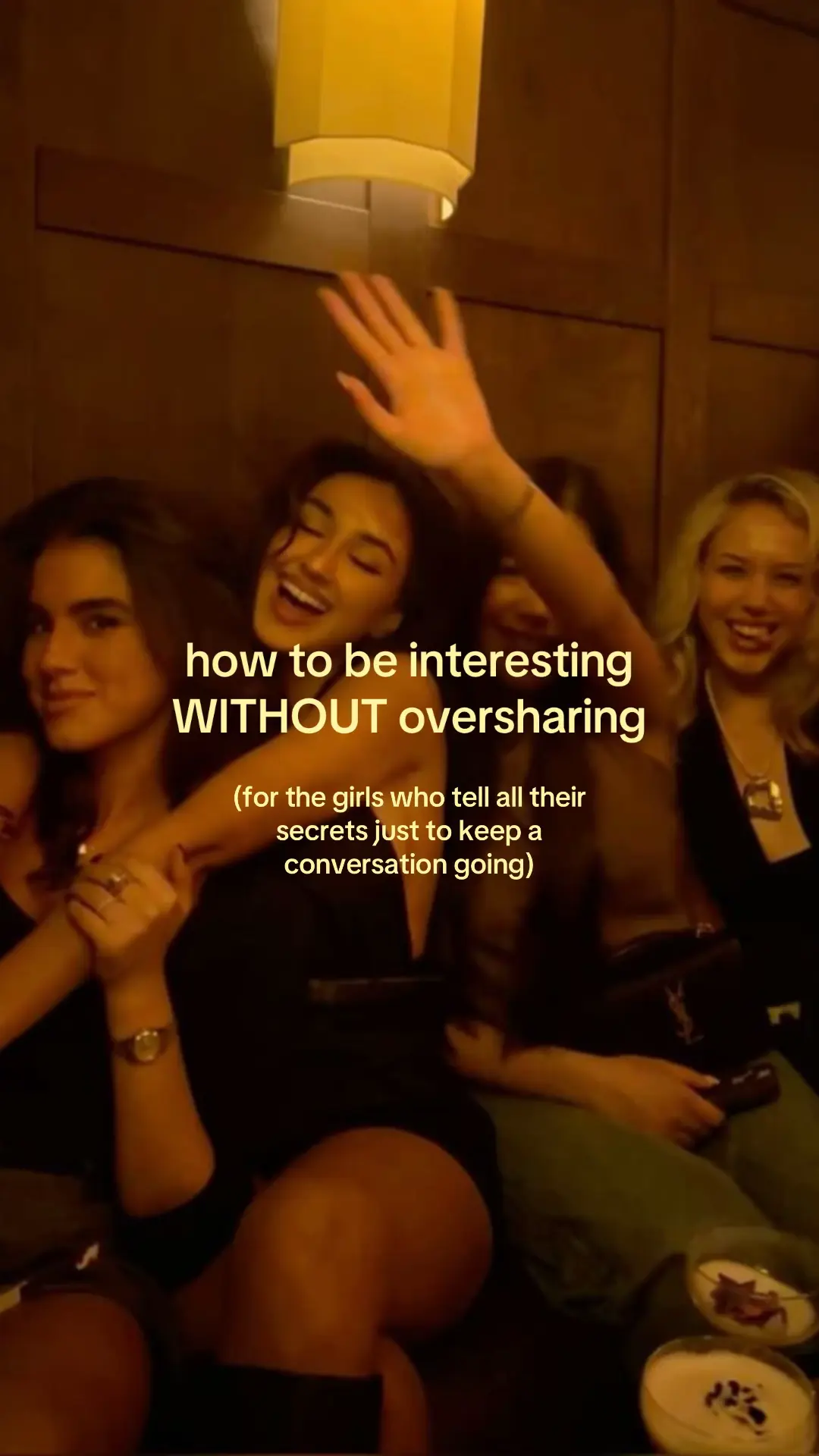 how to be interesting WITHOUT oversharing